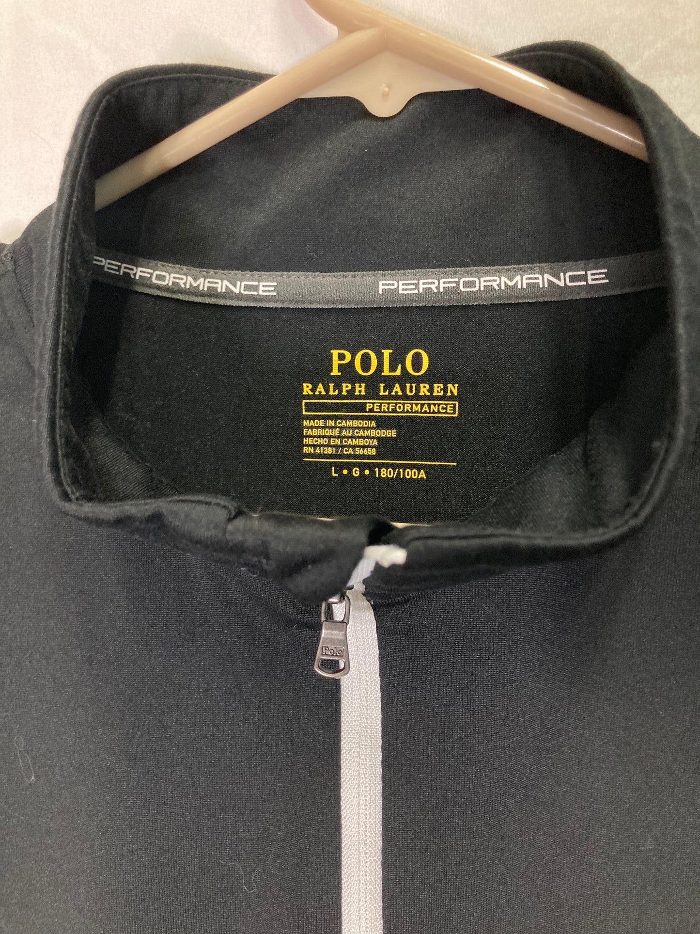 Ralph Lauren Polo Performance Men’s 1/2 Zip Sport Pullover (Sz Large)