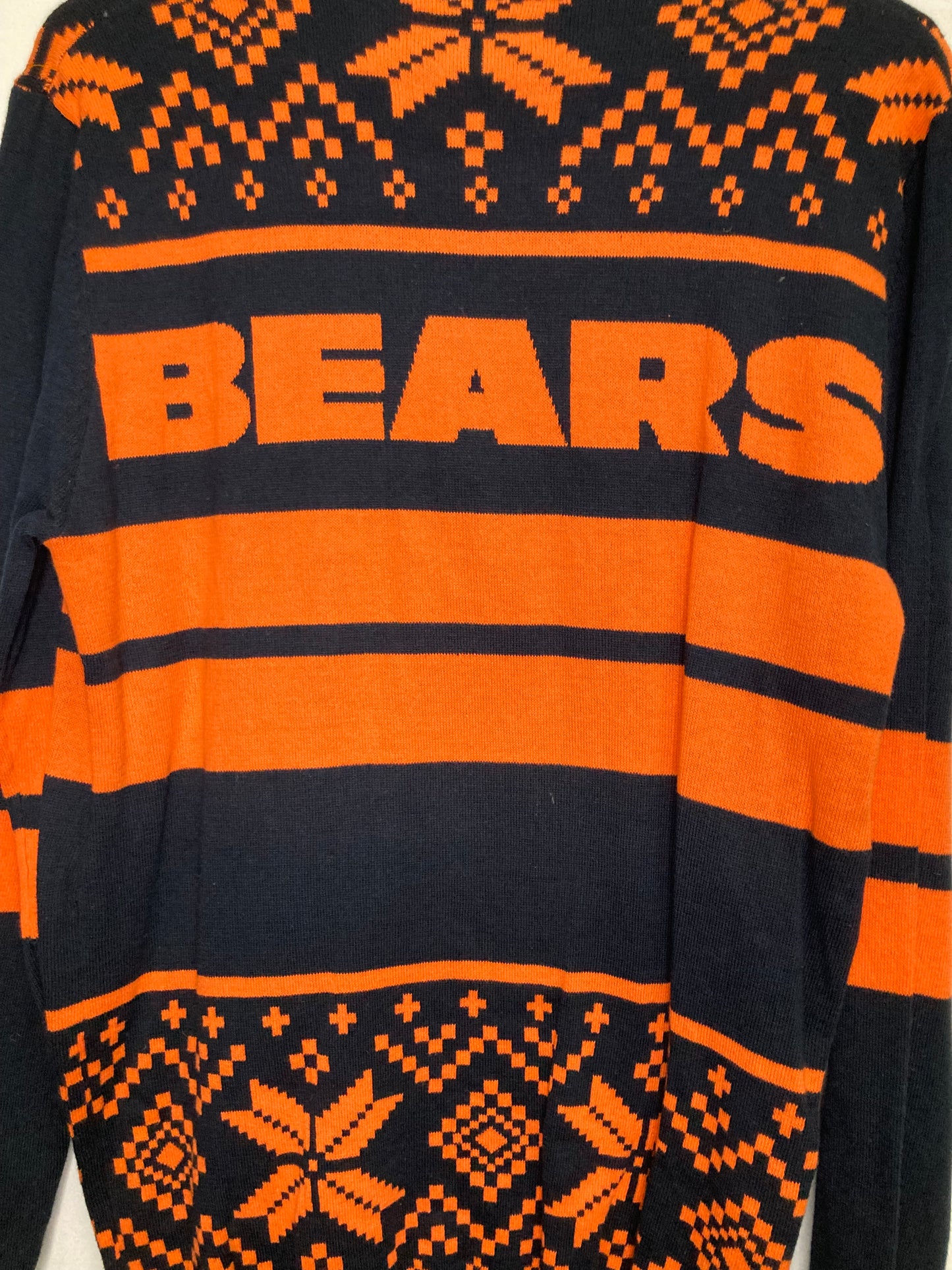 Chicago Bears NFL Team Apparel Football Winter “Ugly” Sweater (Sz Small)