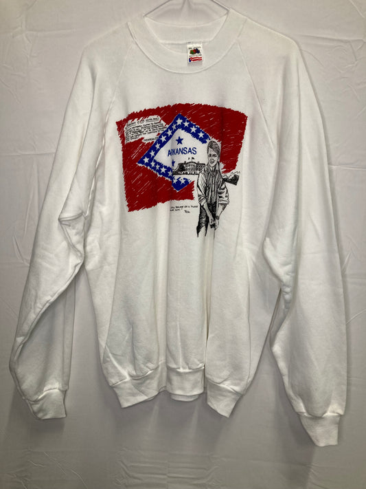 VERY RARE-!- Bill Clinton 42nd Presidential Inauguration Cartoon Sweater 1.20.1993 (Sz XXL)