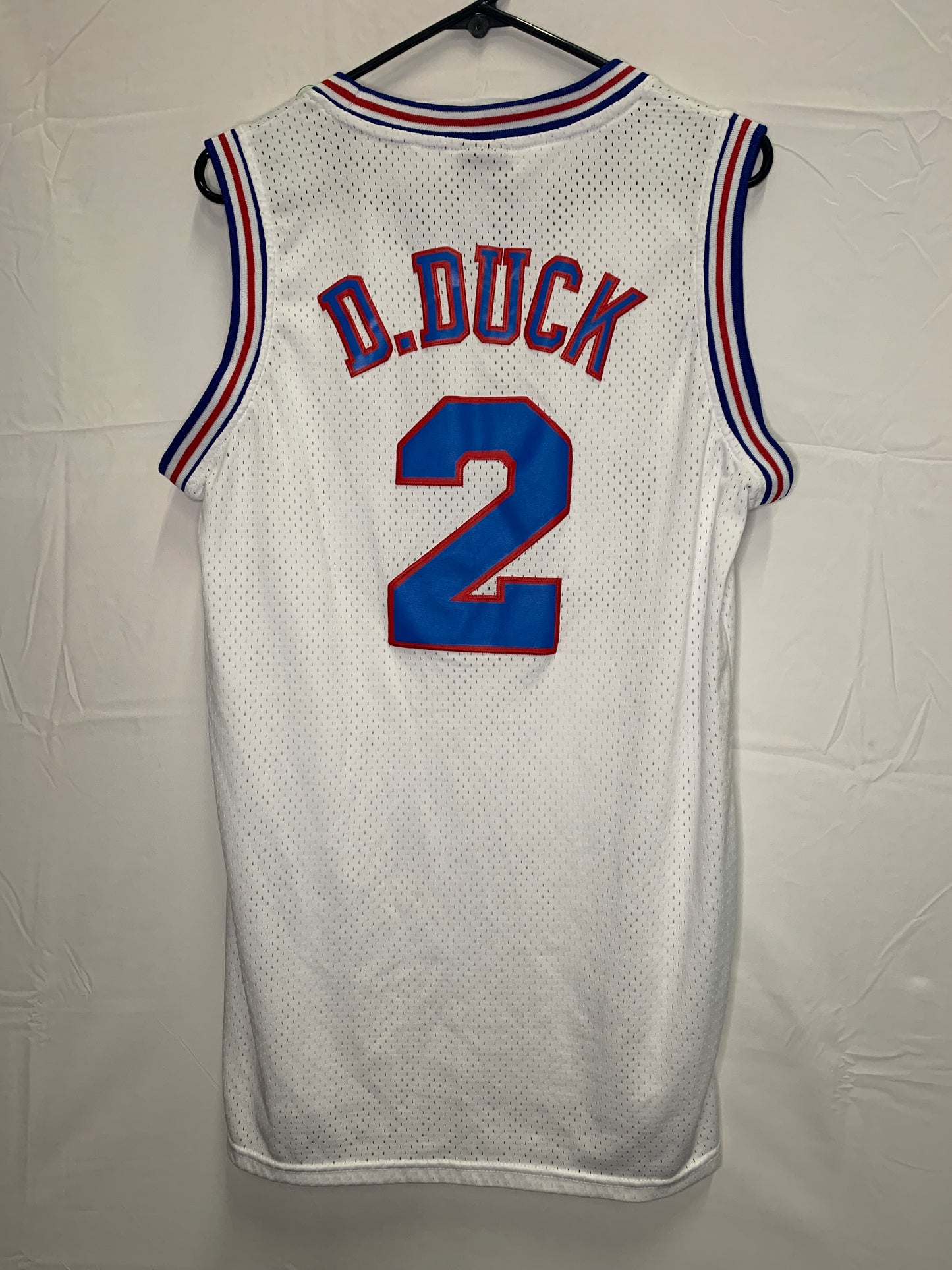 Space Jam Tune Squad Daffy Duck Basketball Jersey (Sz Small)