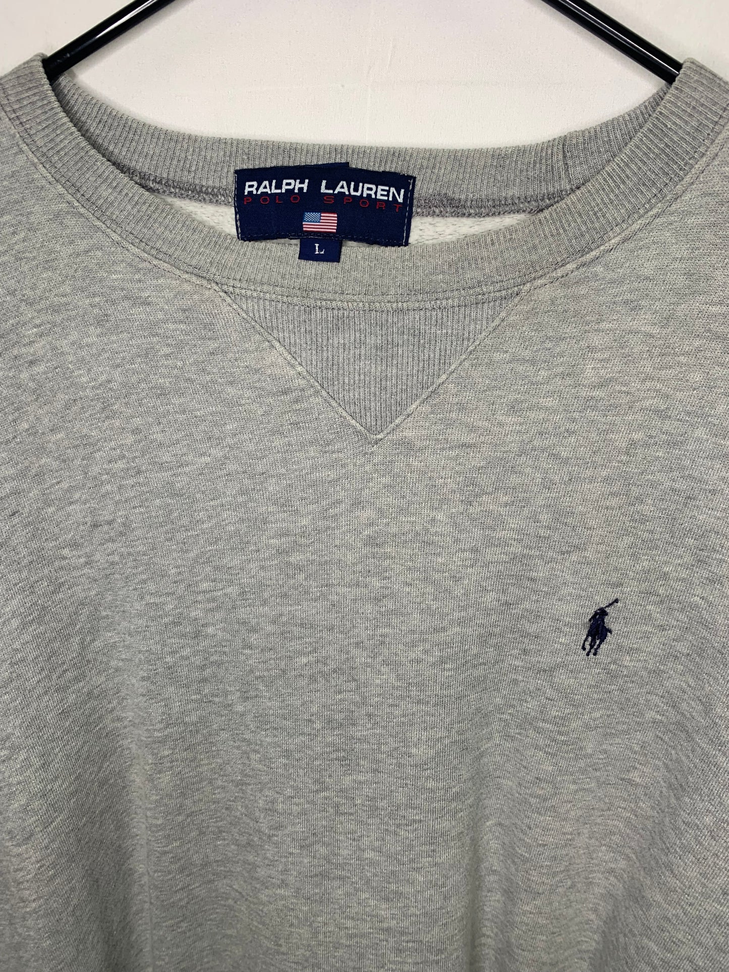 Vintage Chunky Polo Ralph Lauren Crewneck Sweater (Sz Large)