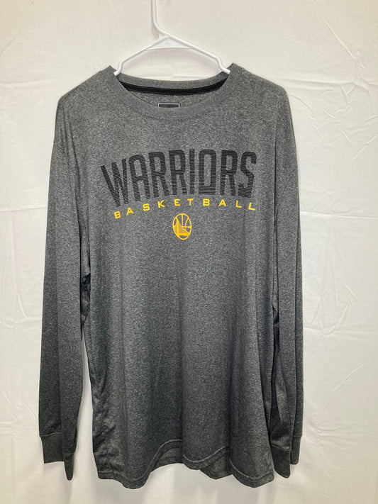 NBA basketball UNK clothing line Golden State Warriors Long Sleeve performance top (Sz XL)