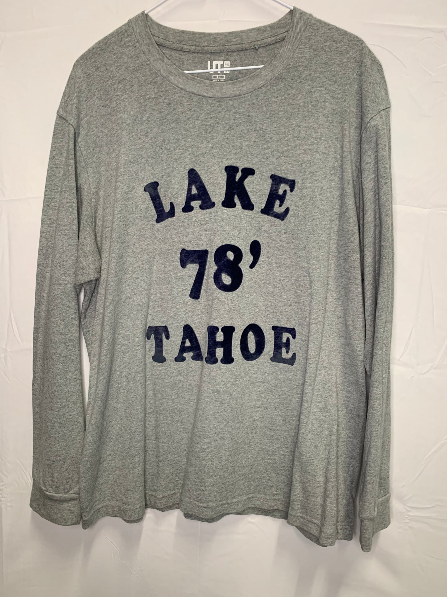 UT Uniqlo X California Memories Custom Long Sleeve Lake Tahoe 1978 Top (Sz XL)