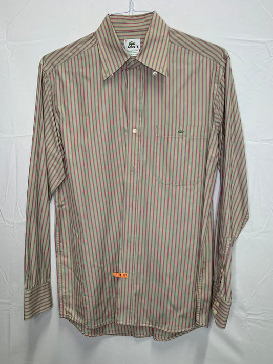 Lacoste Mens Button Down Dress Shirt (Sz 40 = US M/L)