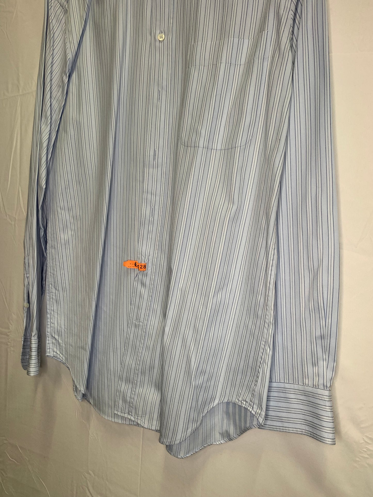 Armani Collezioni Hi-End Italian Designer Men’s Button Down Dress Shirt (Sz 15/38)