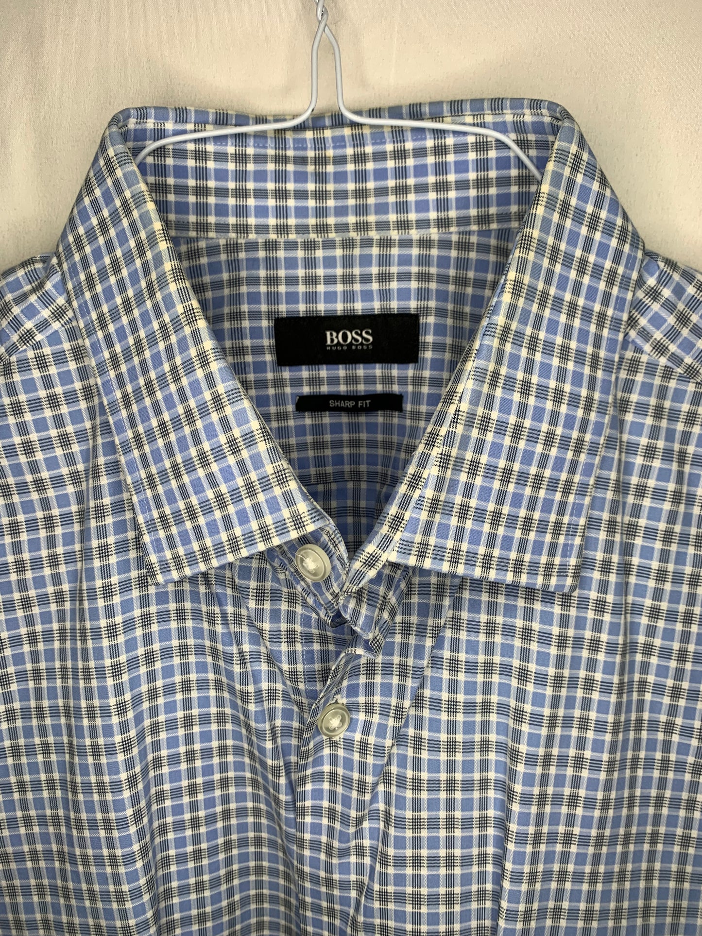 Hugo Boss Sharp Fit Long Sleeve Dress Shirt (Sz 16-34/35)