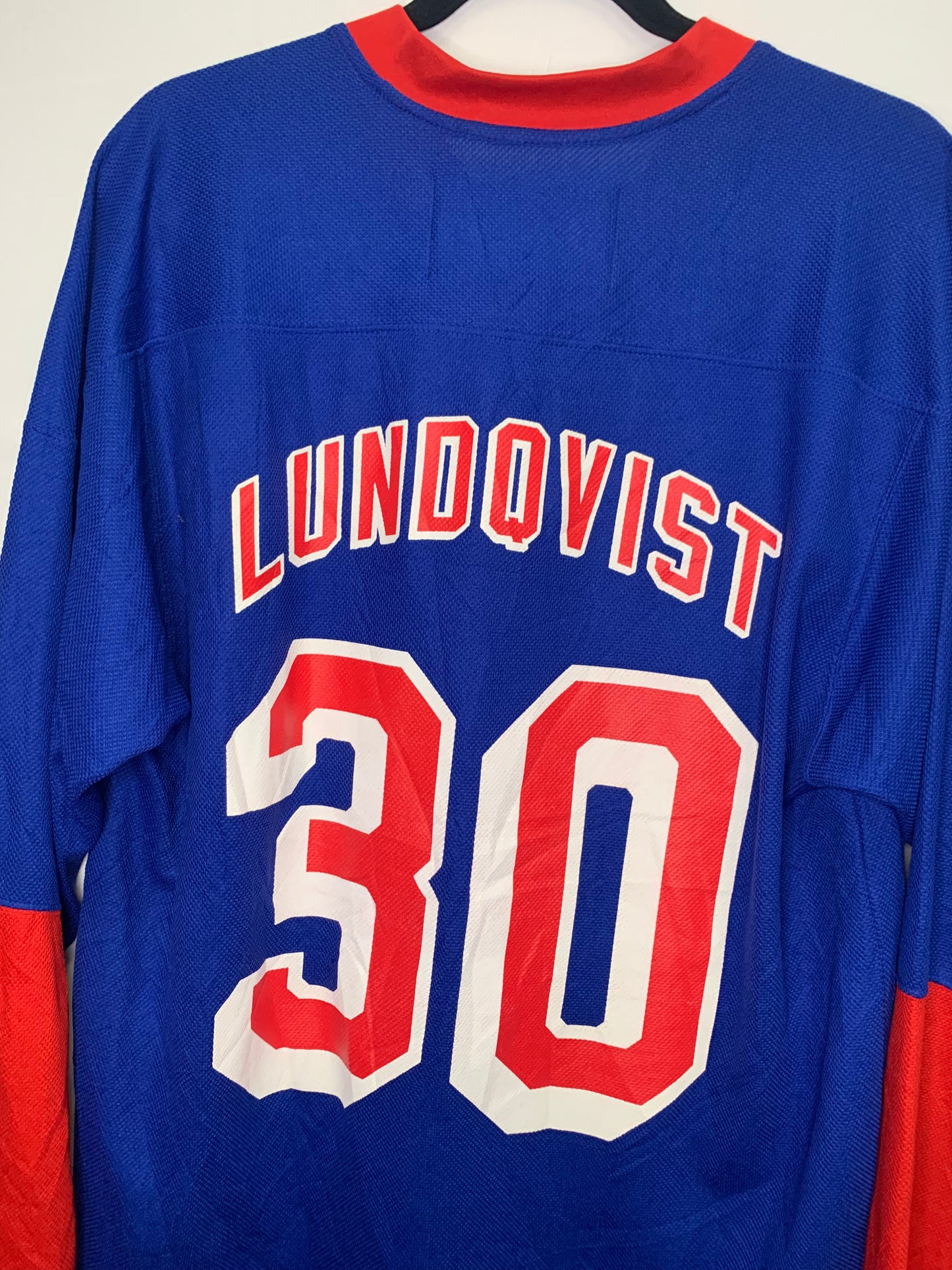 NHL Officially Licensed- New York Rangers Henrik Lundqvist #30 Team Practice Jersey (Sz Medium)