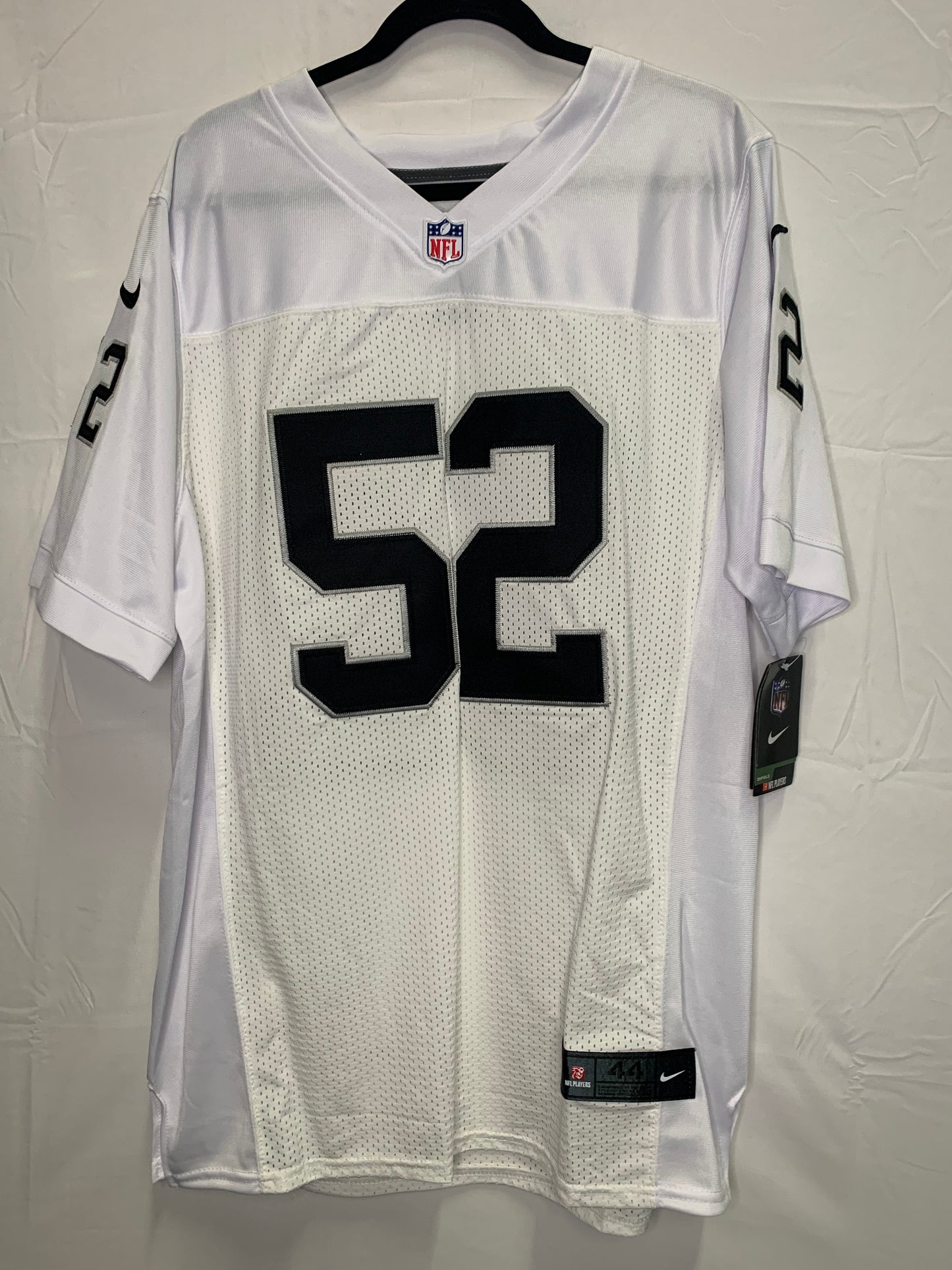 NWT Authentic Nike On Field NFL Players Kahil Mack #52 Oakland Raiders Football Jersey (Sz 44-M/L)