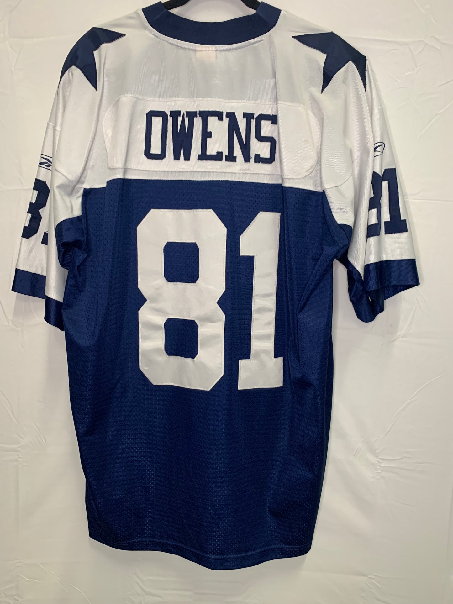 Vintage Reebok Throwback NFL Gridiron Classic Terrell Owens Dallas Cowboy #81 Jersey (Sz XL)