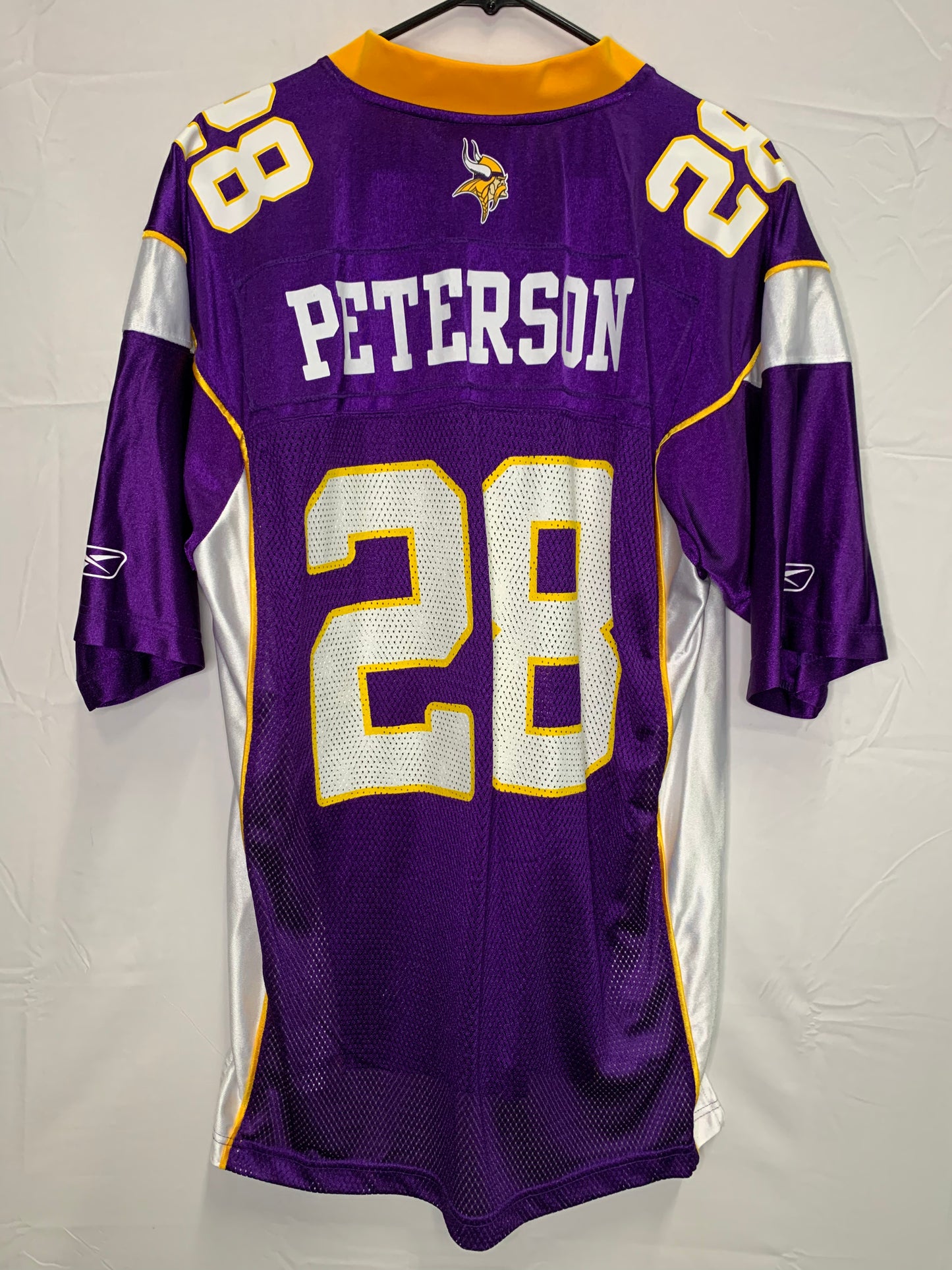 Vintage Reebok NFL Equipment - On Field Minnesota Vikings Adrian Peterson Football Jersey (Sz Large)