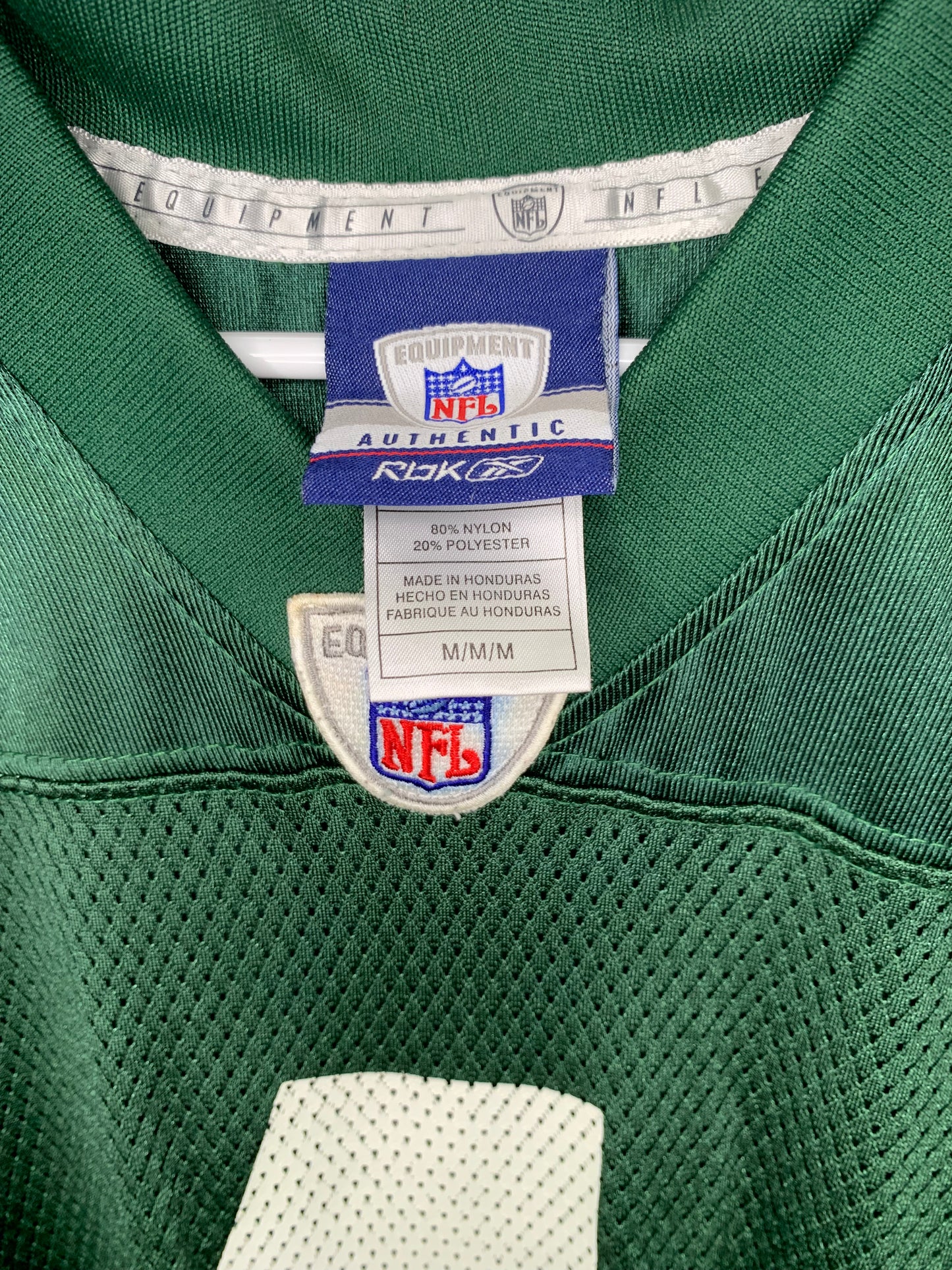 Vintage Reebok NFL Equipment- On Field Brett Favre #4 New York Jets Jersey (Sz Medium)