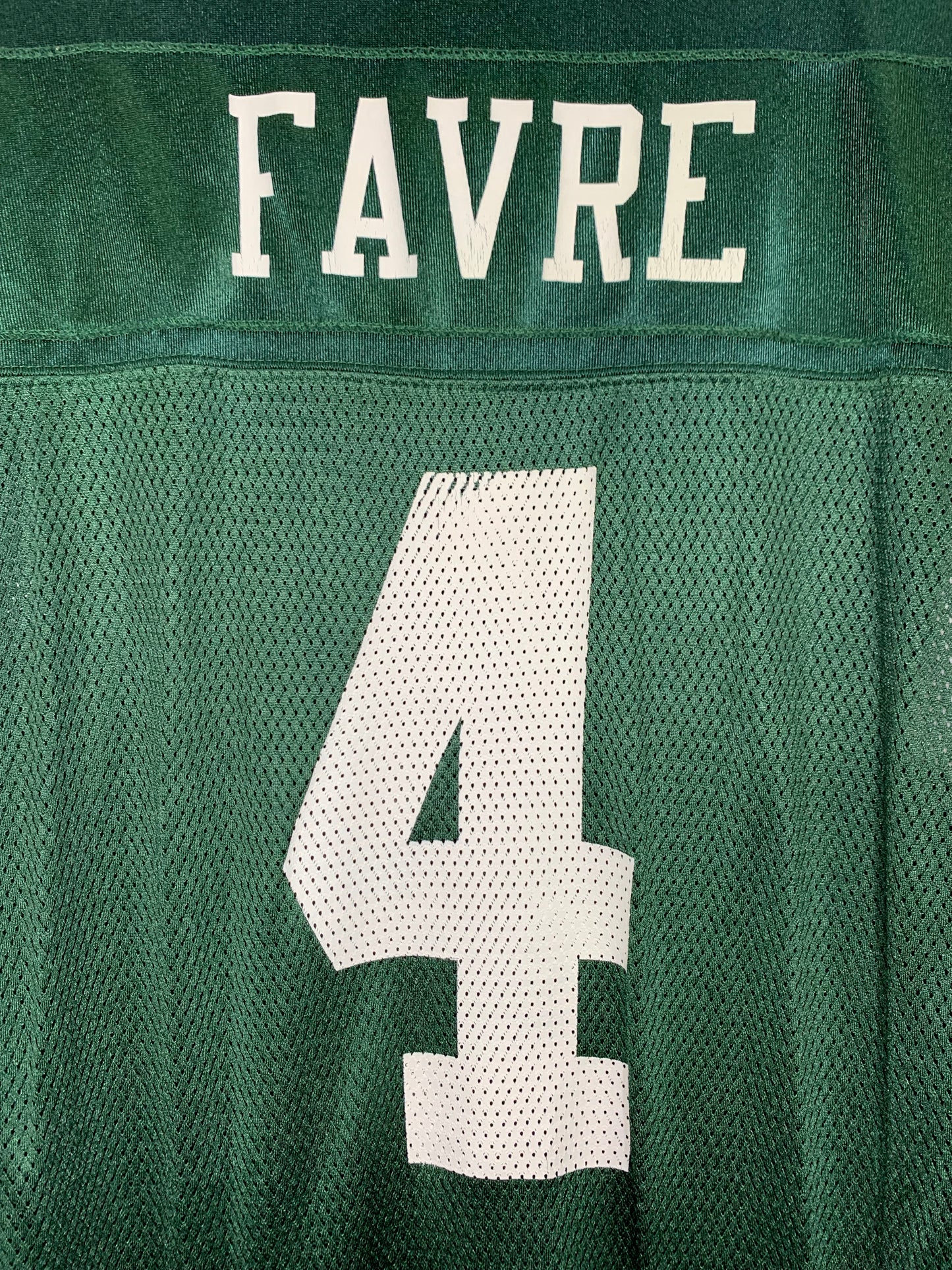 Vintage Reebok NFL Equipment- On Field Brett Favre #4 New York Jets Jersey (Sz Medium)