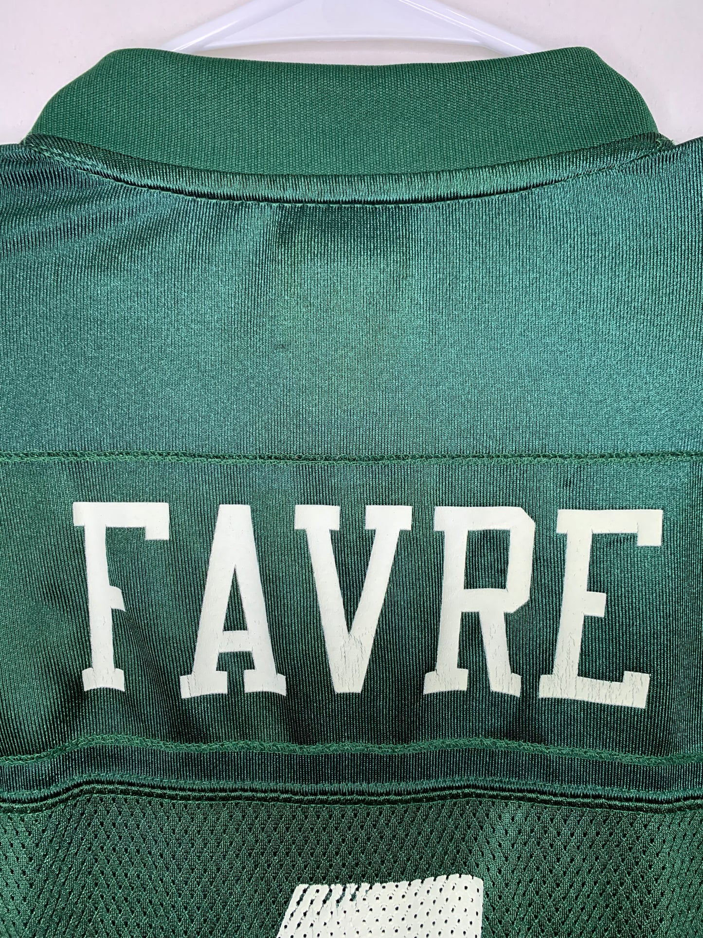 Vintage Reebok NFL Equipment- On Field Brett Favre #4 New York Jets Jersey (Sz Medium)