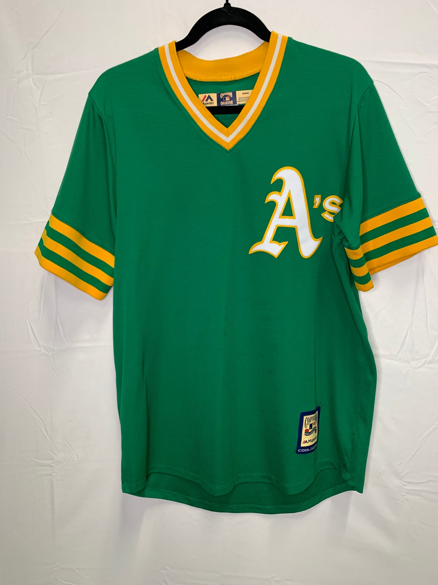 Vintage Majestic Cooperstown Collection Oakland Athletics Baseball Jersey