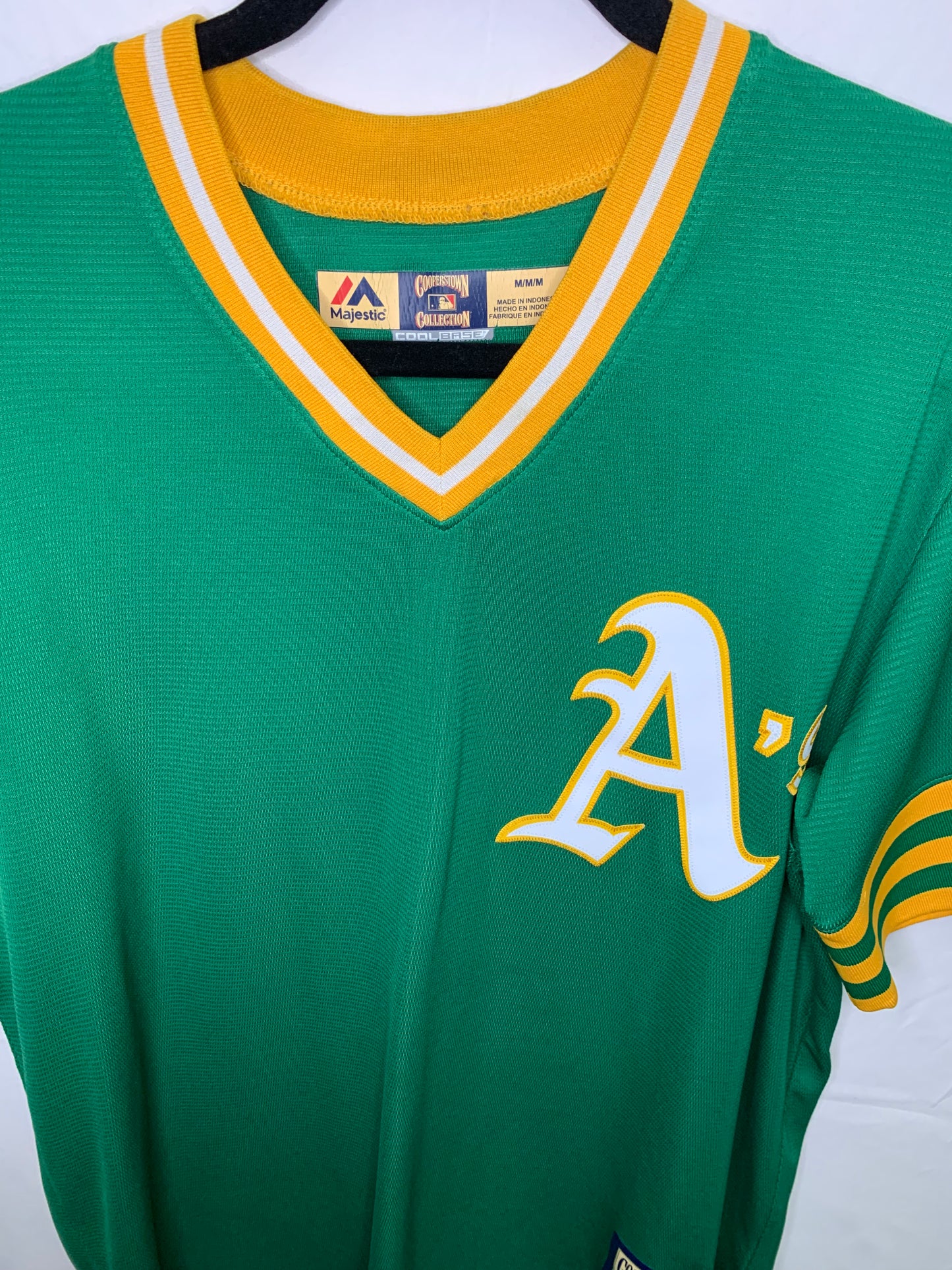 Vintage Majestic Cooperstown Collection Oakland Athletics Baseball Jersey