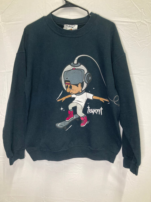 Trukfit [LiL Wayne] Spaceman Skater Crewneck (Sz Large)