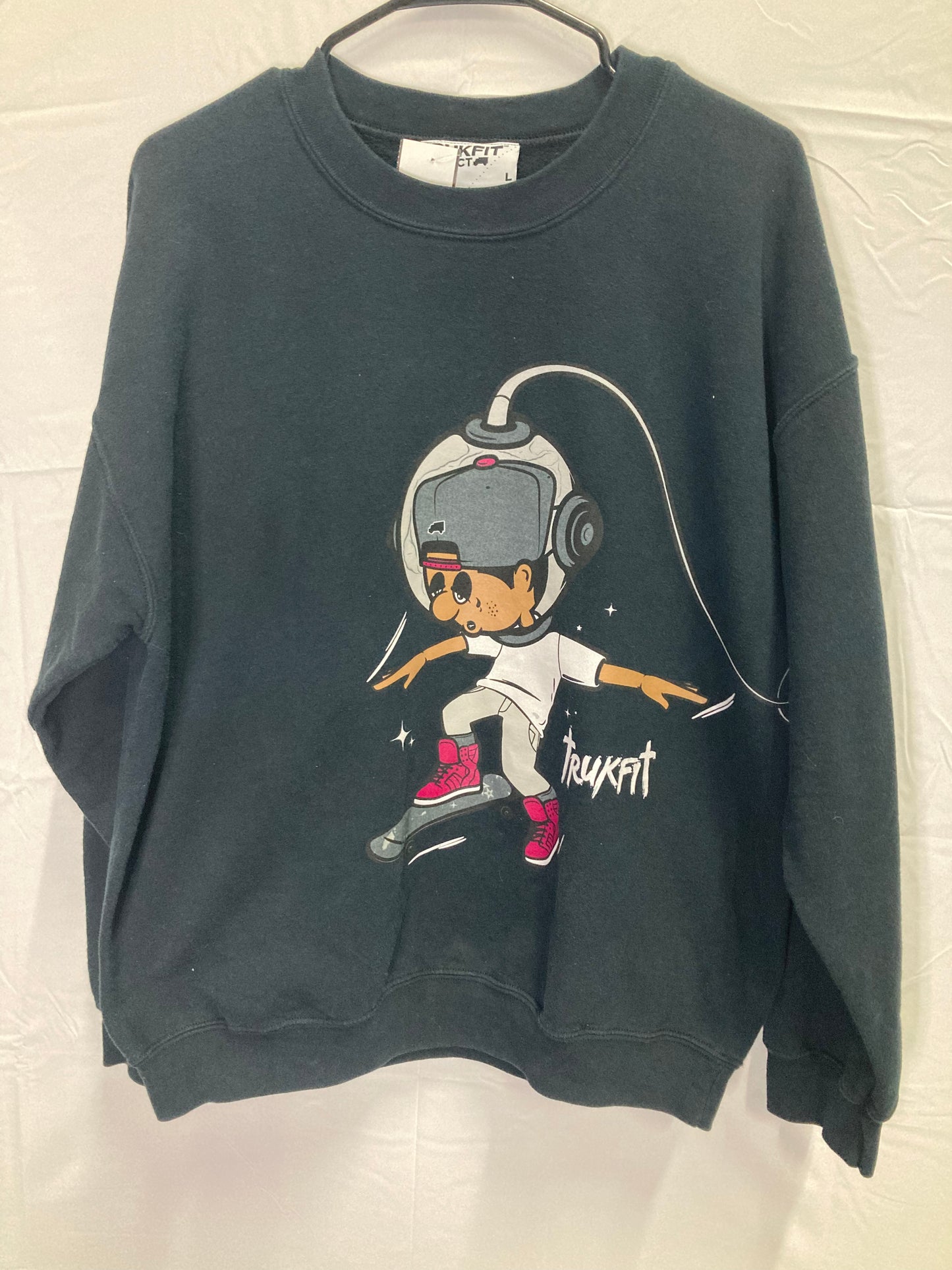 Trukfit [LiL Wayne] Spaceman Skater Crewneck (Sz Large)