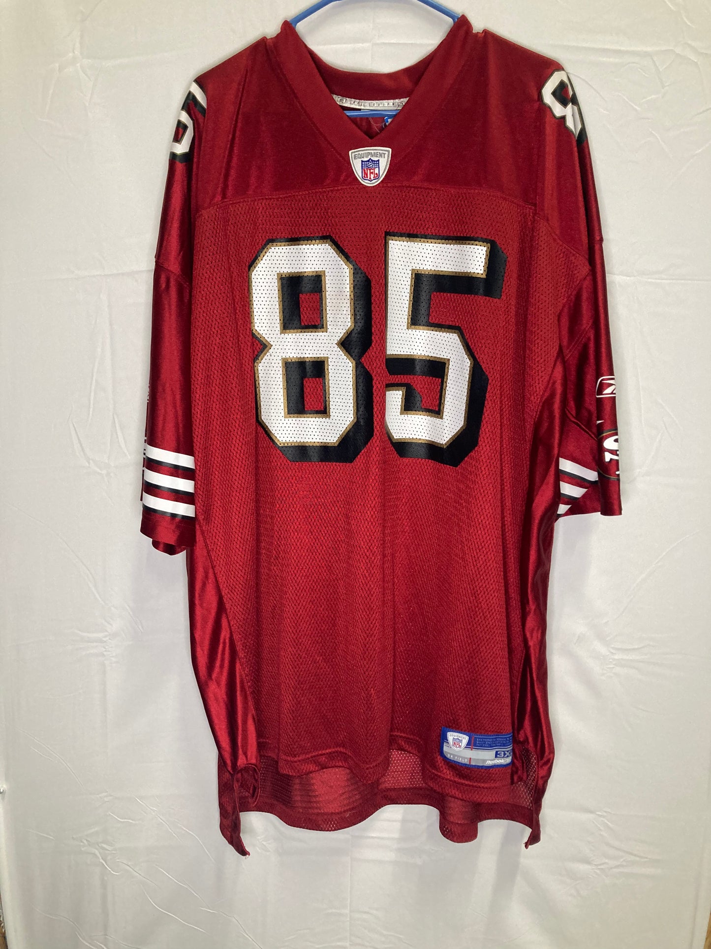 2007 Reebok Players Inc. NFL Equipment 49ers Vernon Davis #85 (Sz XXXL)