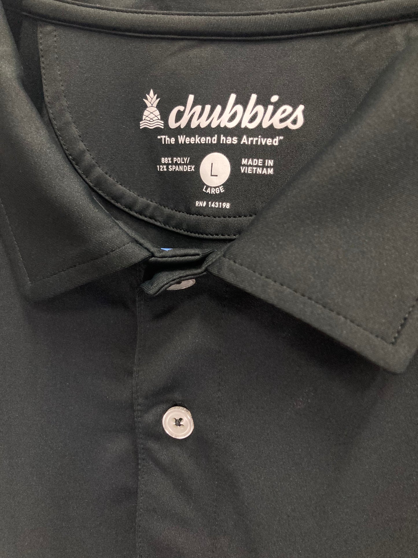 Chubbies Lightweight Performance Polo (Sz Large)