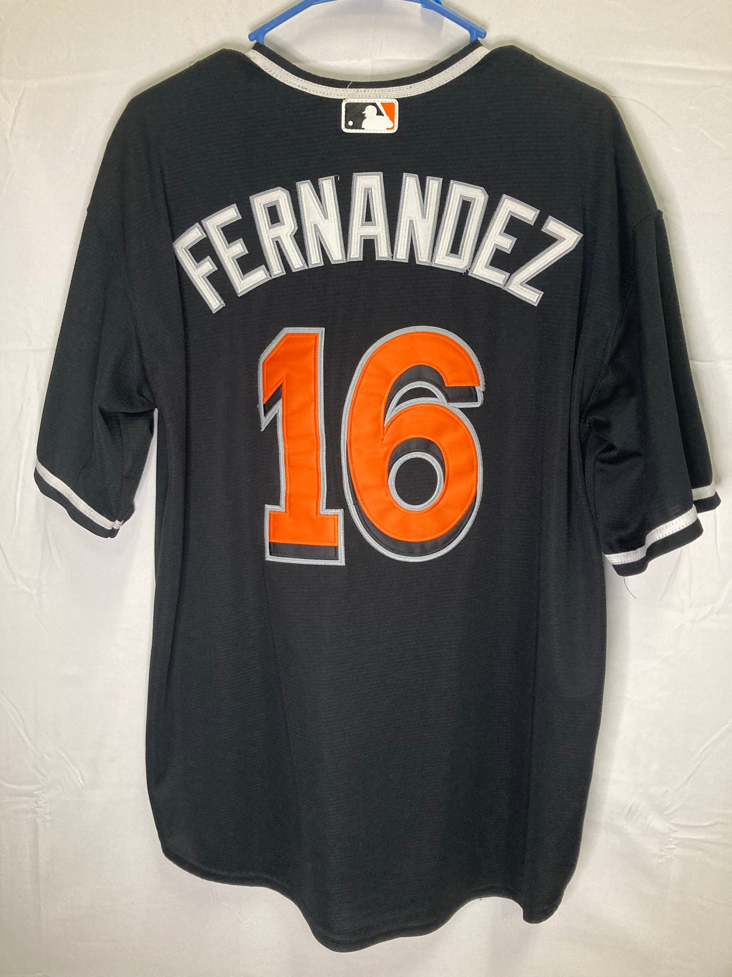 Authentic Majestic Miami Marlins #16 Jose Fernandez (Sz Medium)