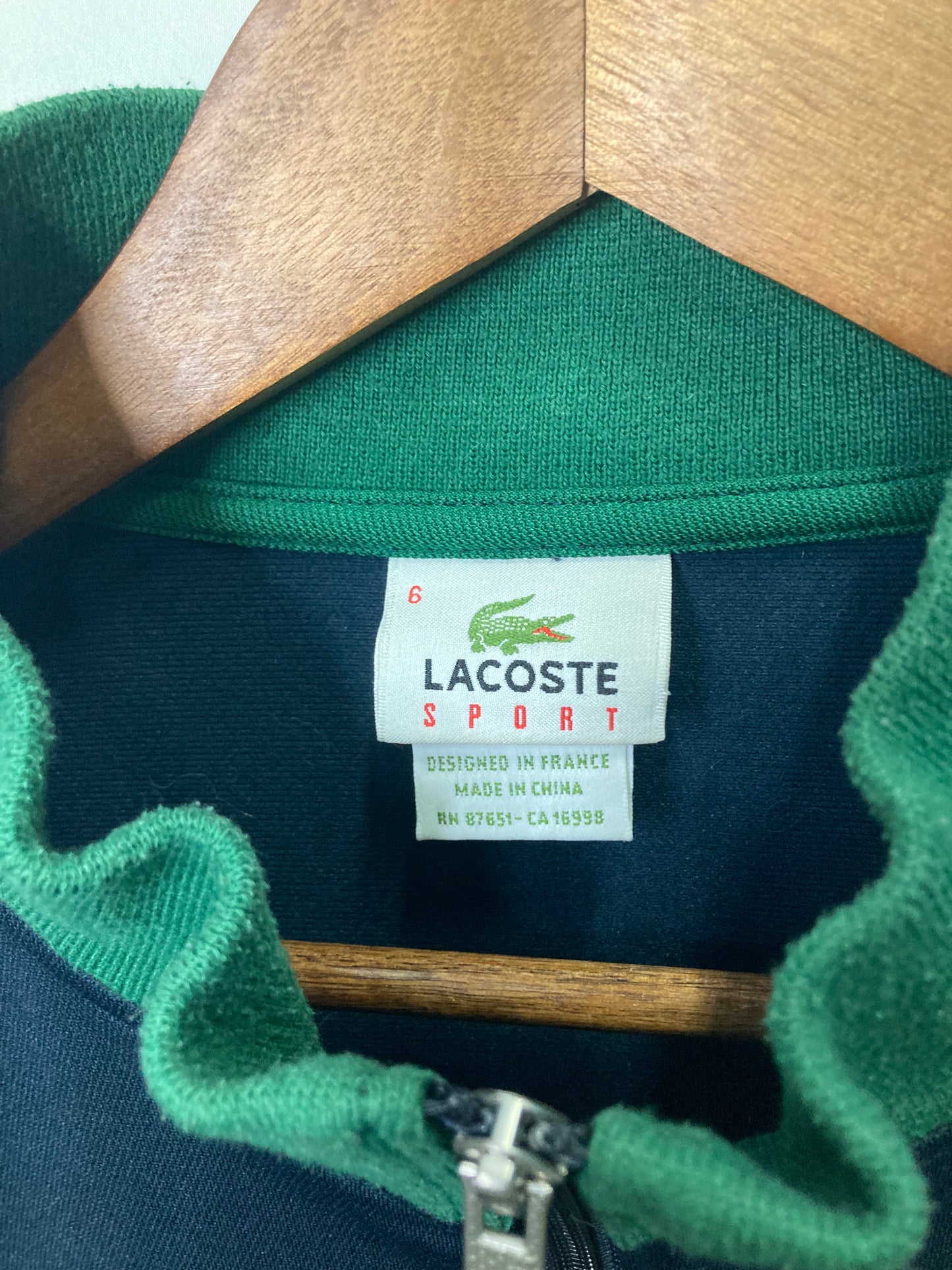 Lacoste Sport Zip Down Jacket (Sz 6)