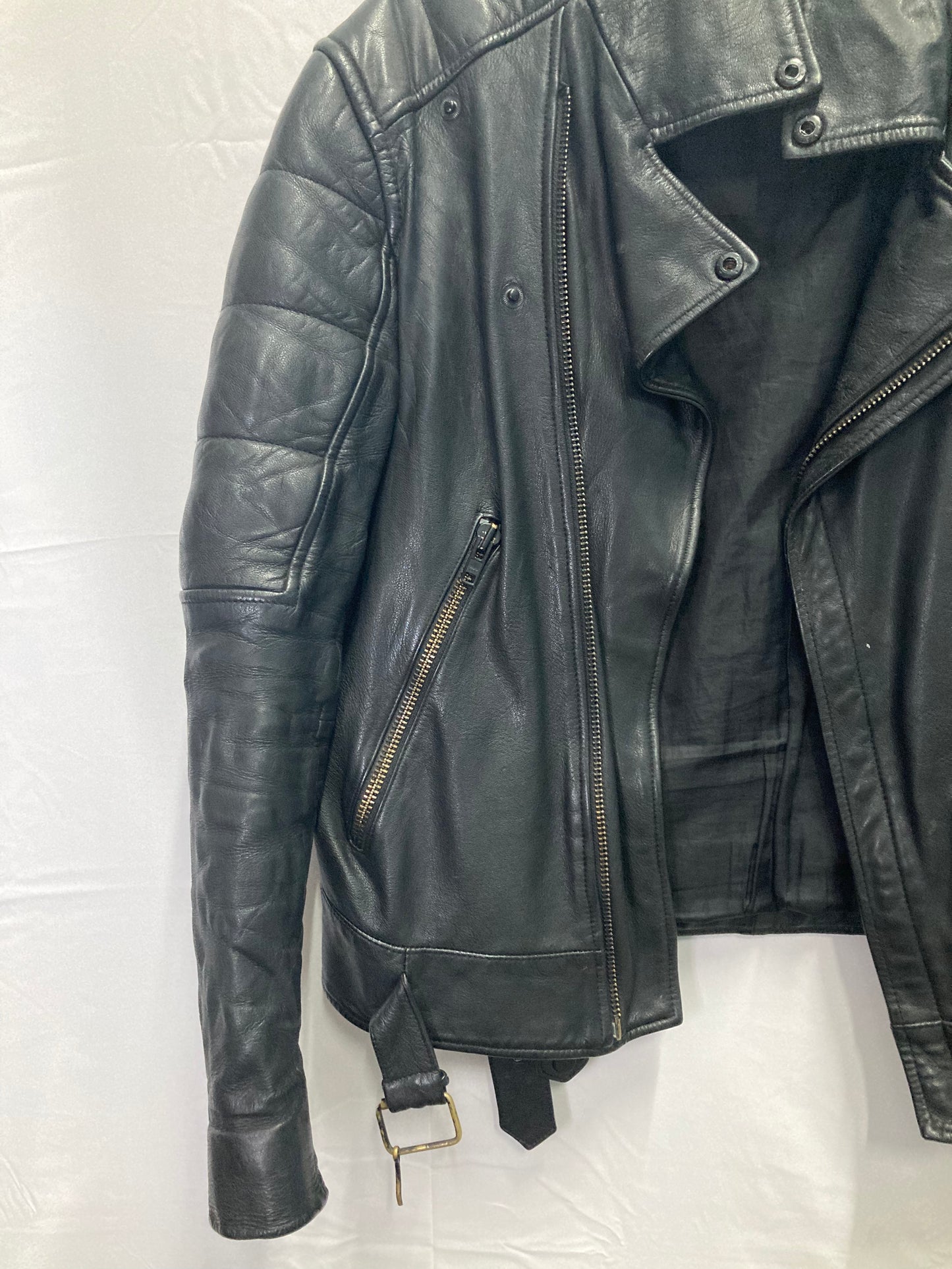 Topman Real Leather Biker Jacket (Sz Medium)