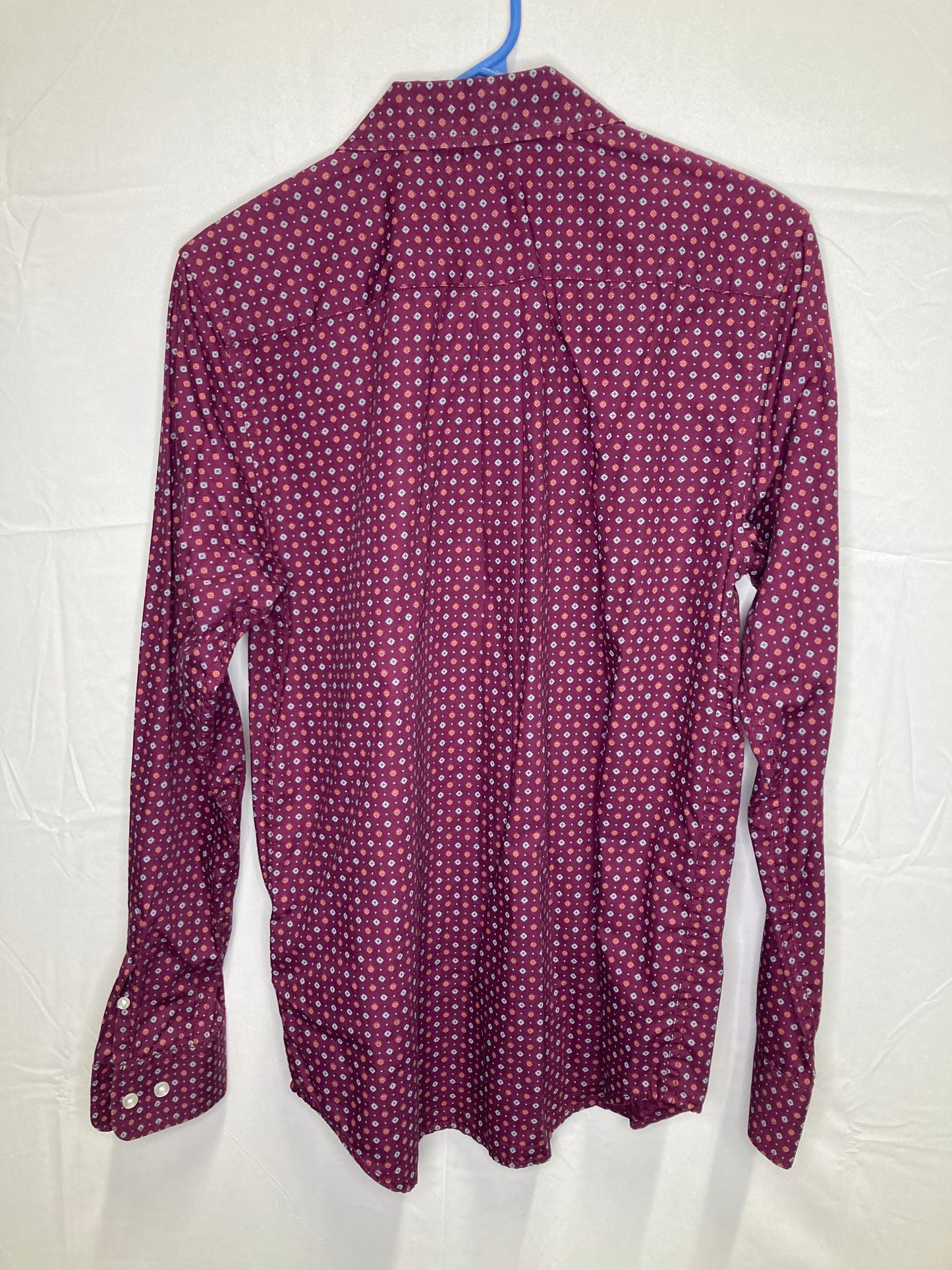 Obey Worldwide Mens Button Down Long Sleeve Dress Shirt (Sz Small)