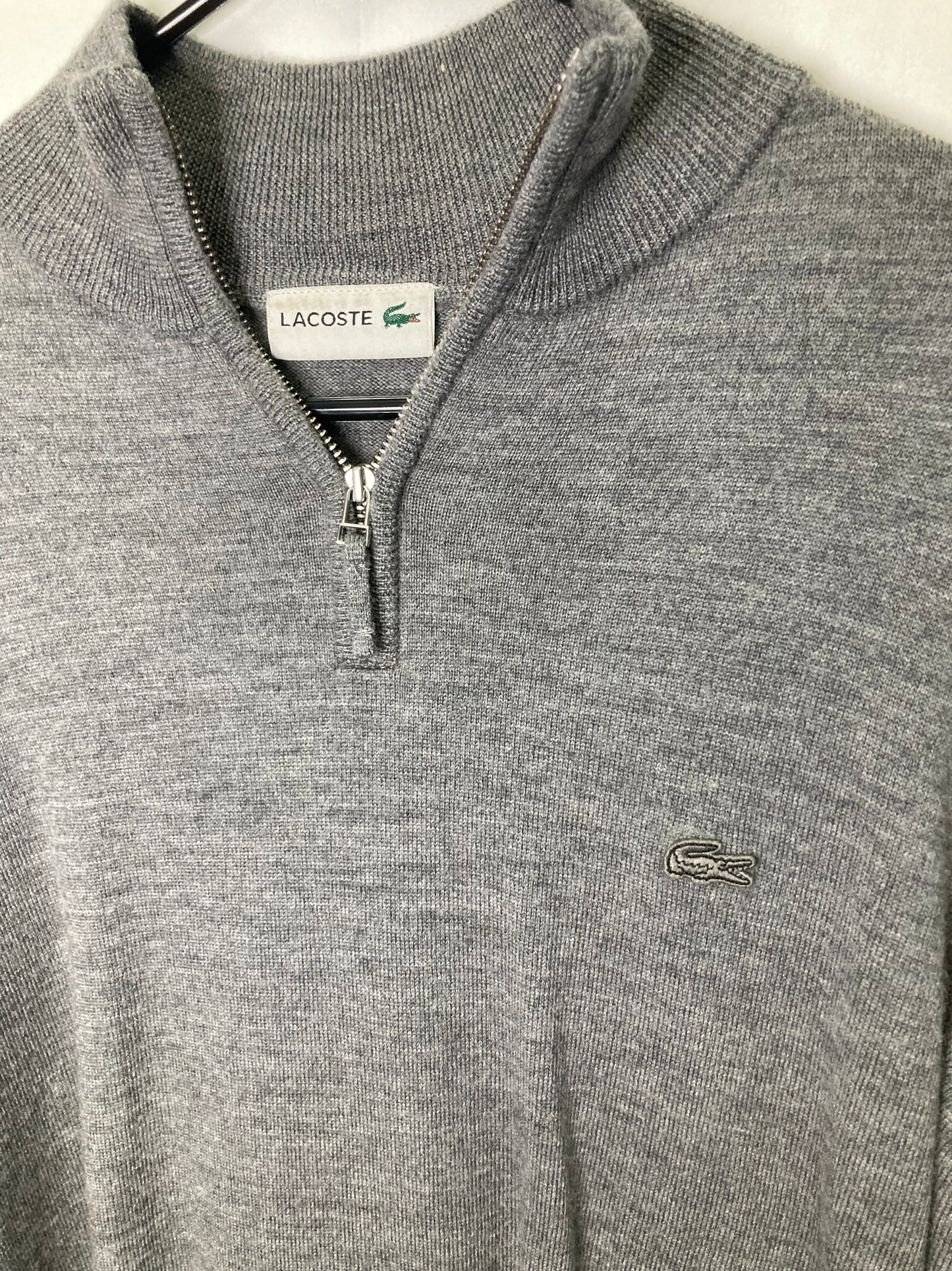 Lacoste 1/4 Zip Pullover Sweater (Mens US XL)