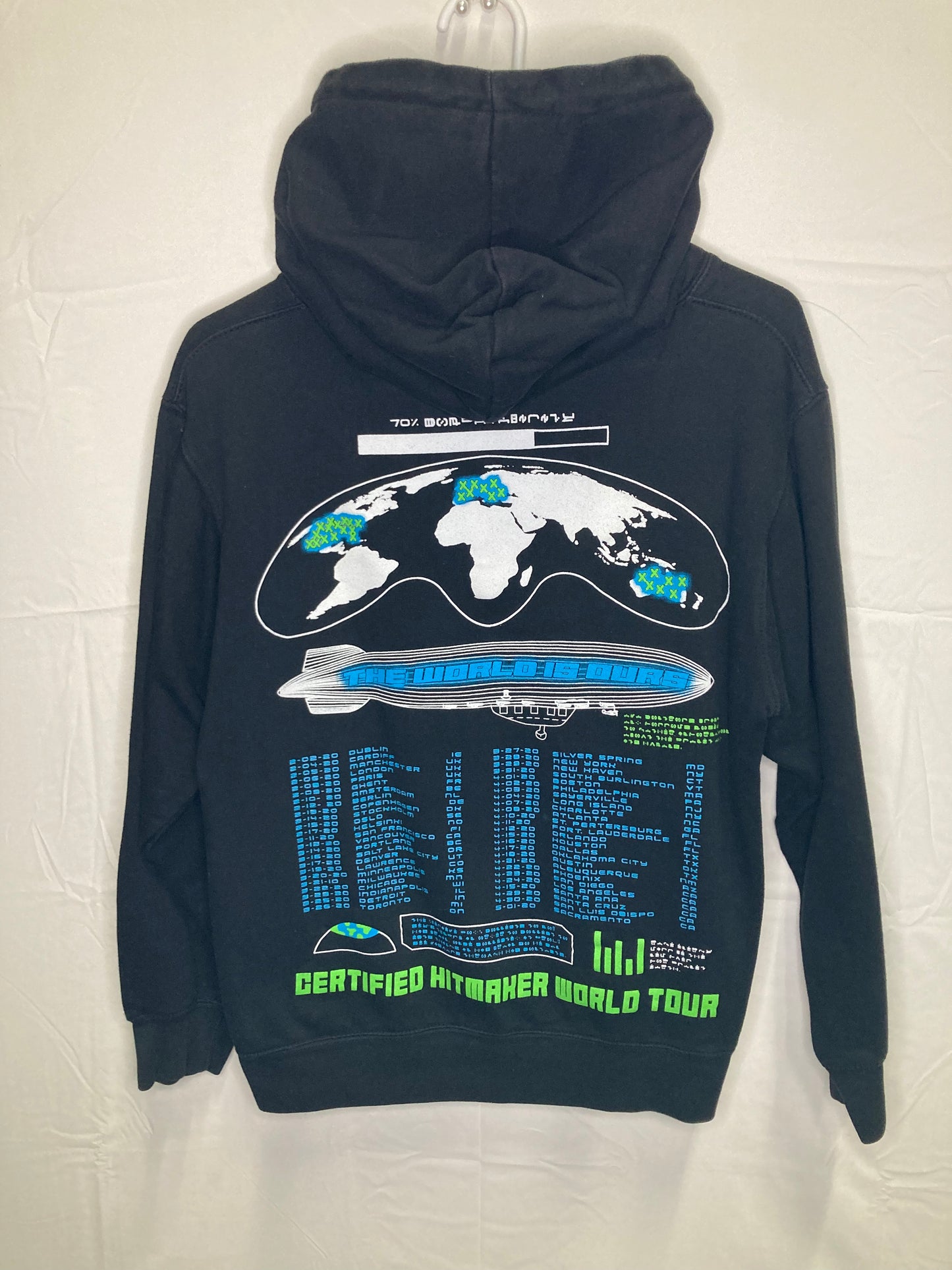 RARE - Lil Mosey Certified Hitmaker World Tour 2020 w/ Concert Dates (Sz Large)