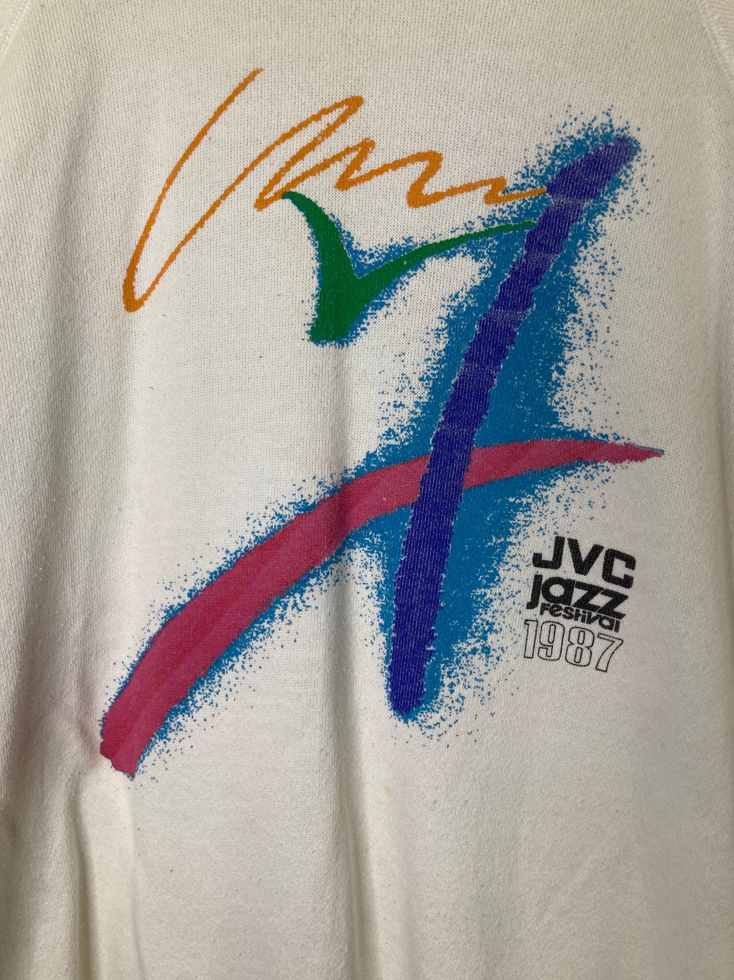 Vintage 1987 JVC Jazz Festival Crewneck Sweater (Sz Large)