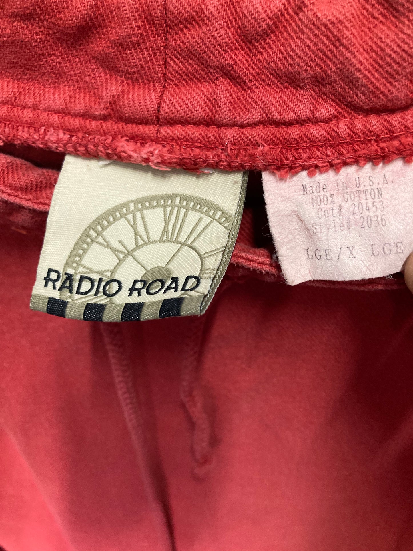 Rare - Vintage Radio Road Draw Neck/ Waist Sweater (Sz L/XL)