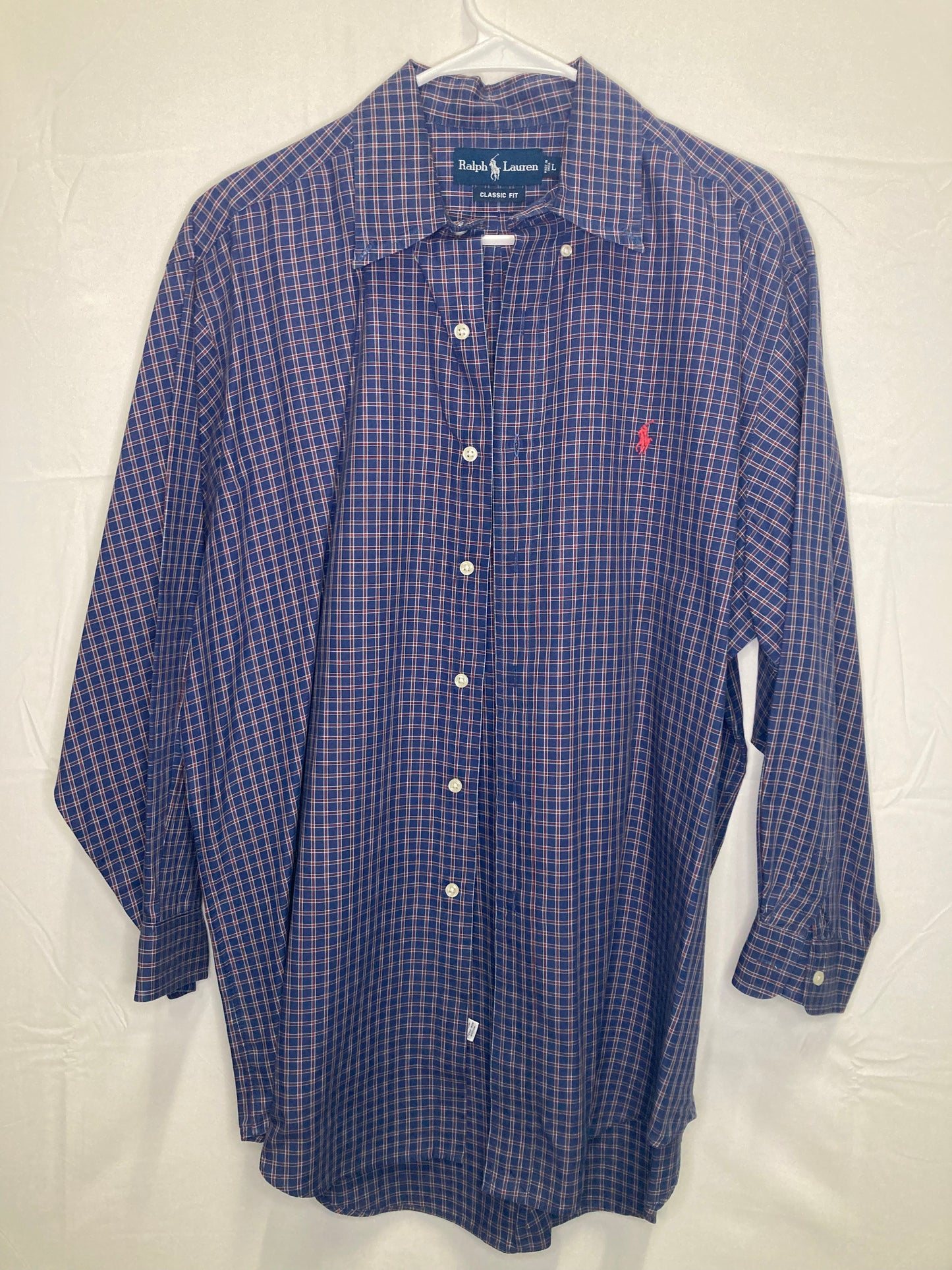 Ralph Lauren Classic Fit Button Down Dress Shirt (Sz Large)