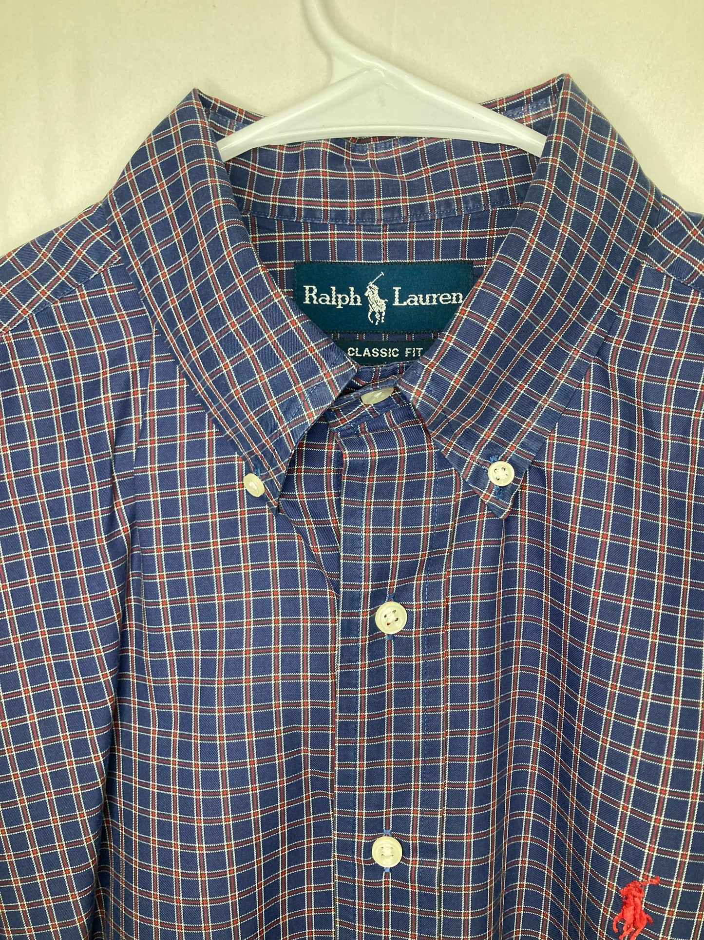 Ralph Lauren Classic Fit Button Down Dress Shirt (Sz Large)