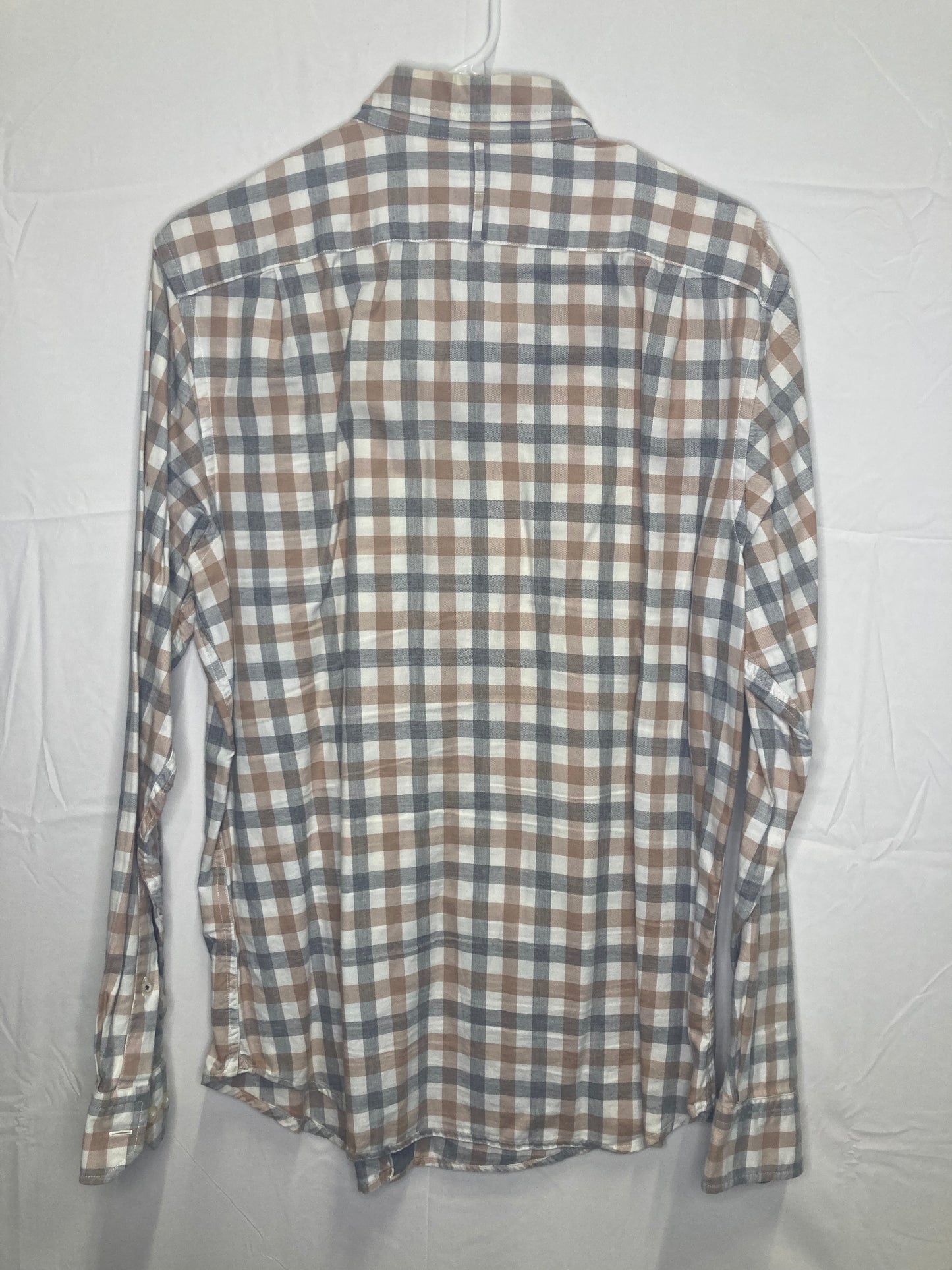 Banana Republic Luxe Flannel Slim Fit Men’s Button Down Dress Shirt (Sz Medium)