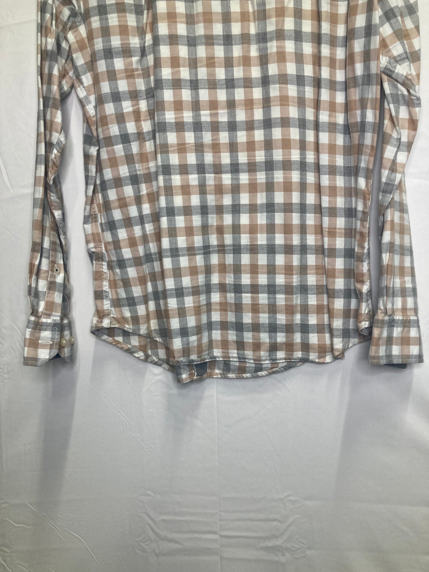 Banana Republic Luxe Flannel Slim Fit Men’s Button Down Dress Shirt (Sz Medium)