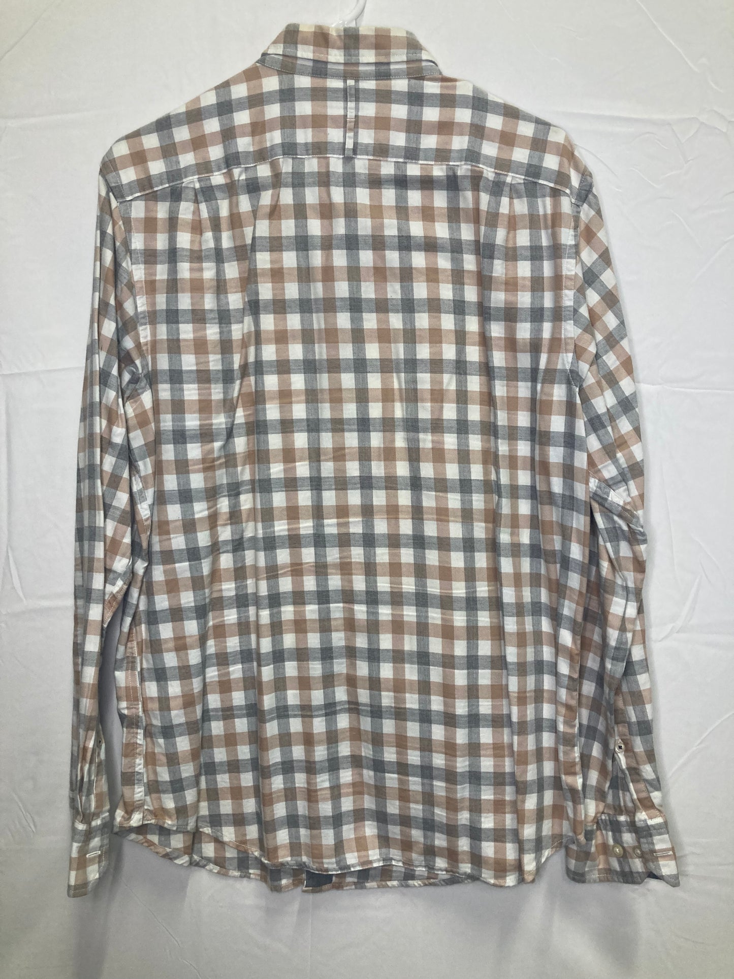 Banana Republic Luxe Flannel Slim Fit Men’s Button Down Dress Shirt (Sz Medium)