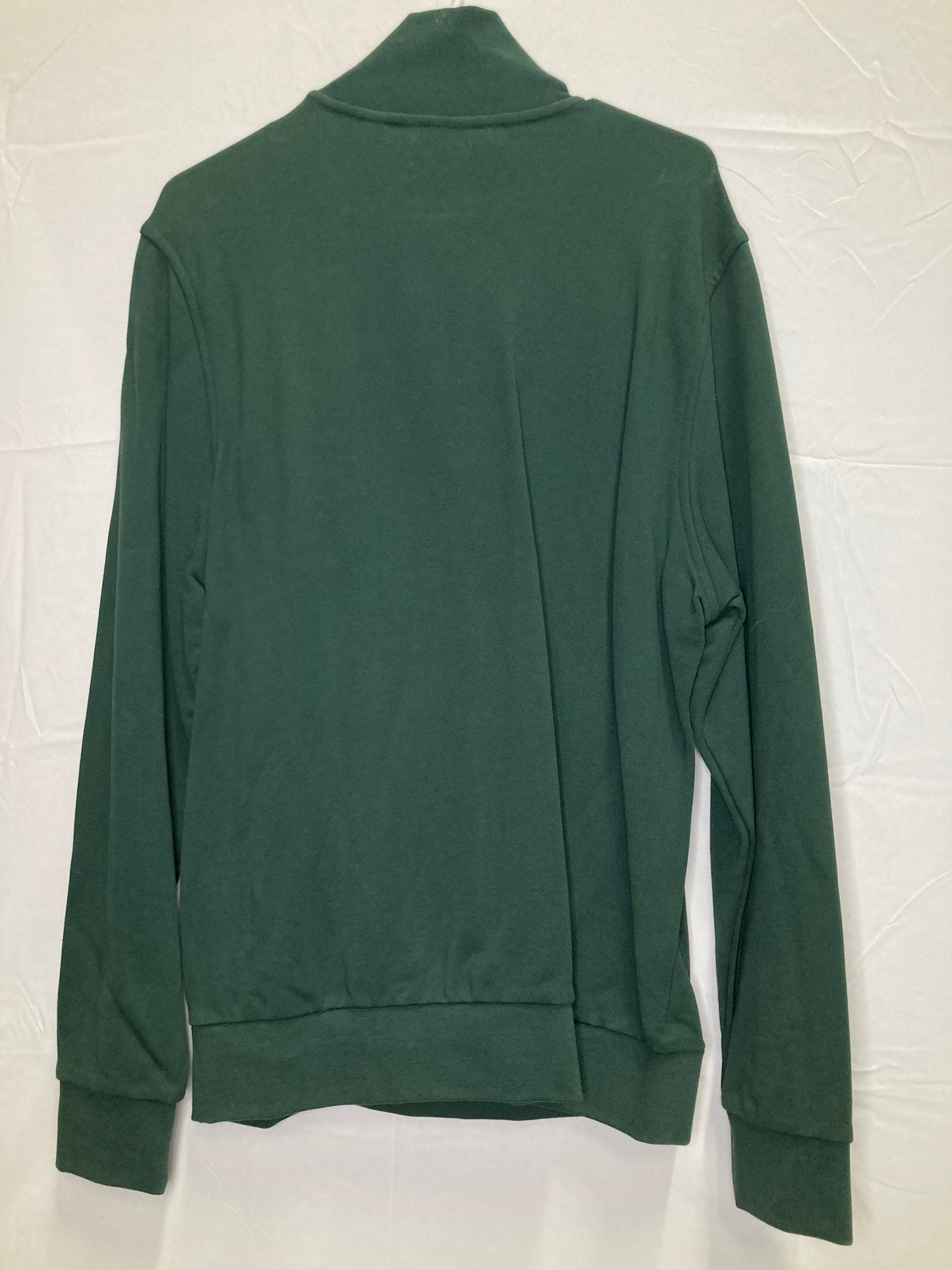 Lacoste Mens Designer Heavy Pullover 1/4 Zip Long Sleeve Sweater (Sz XL)