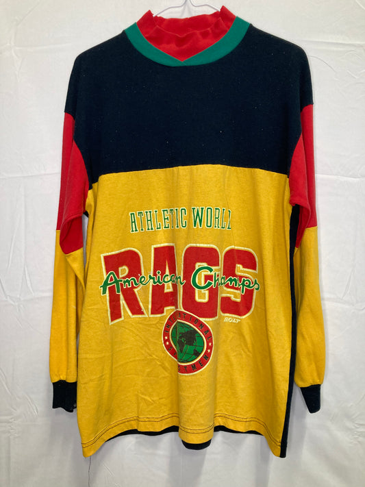 Vintage 1980’s Bolt American Champs Rags - Color-block (Sz Large)