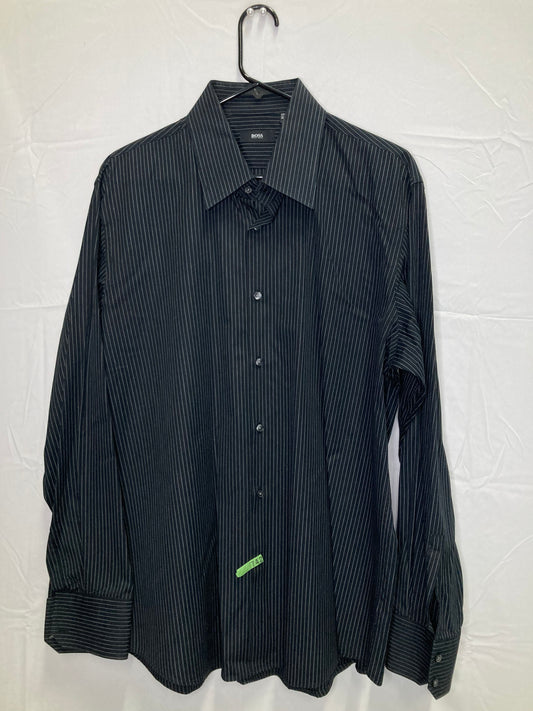 Hugo Boss Designer Mens Button Down Dress Shirt (Sz 17.5-34/35)