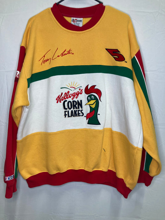 RARE - NASCAR Chase Authentic Terry Labonte #5 Kellogg’s Corn Flakes (Sz XL)