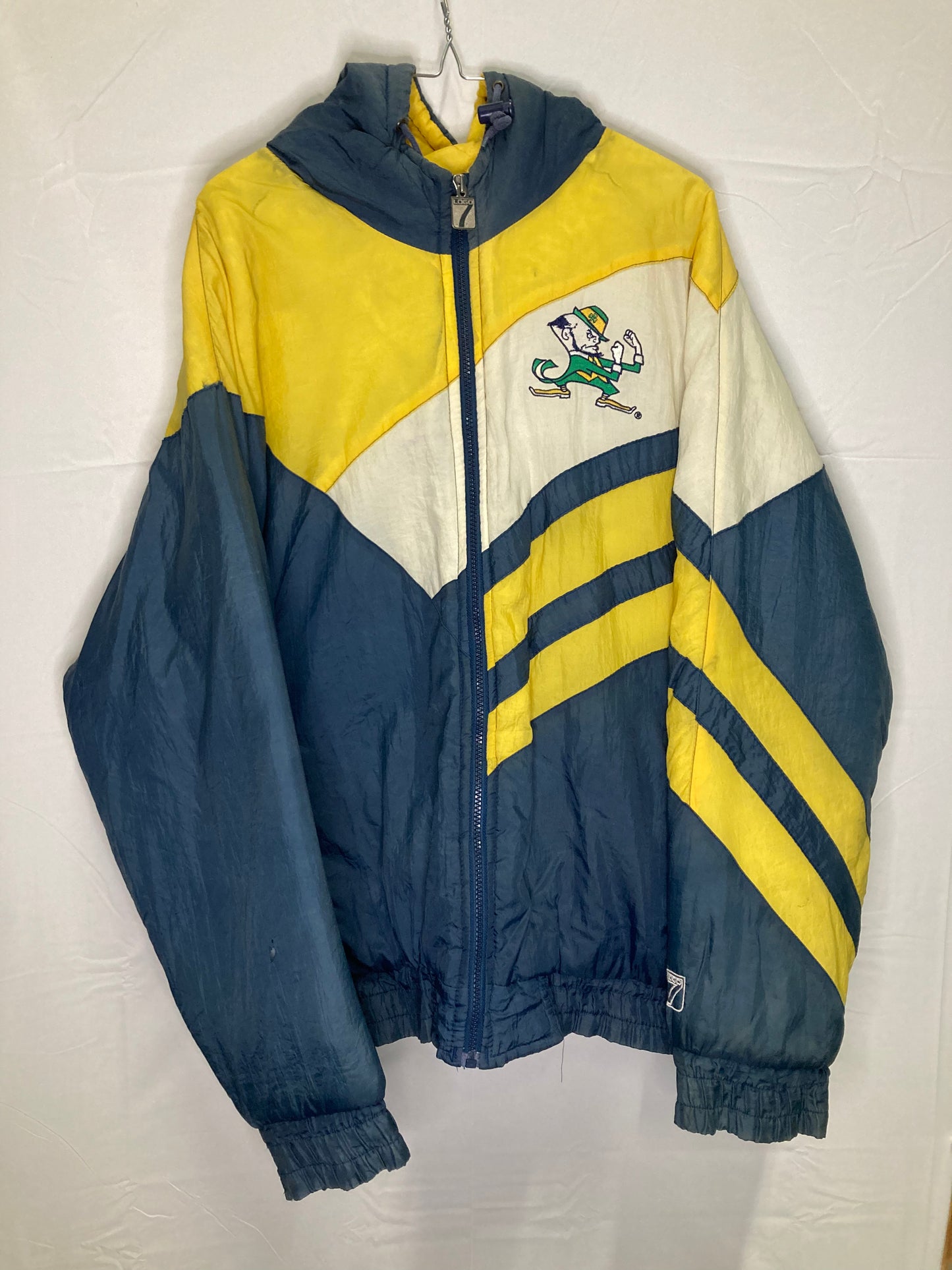 Vintage Logo 7 Notre Dame Football Jacket