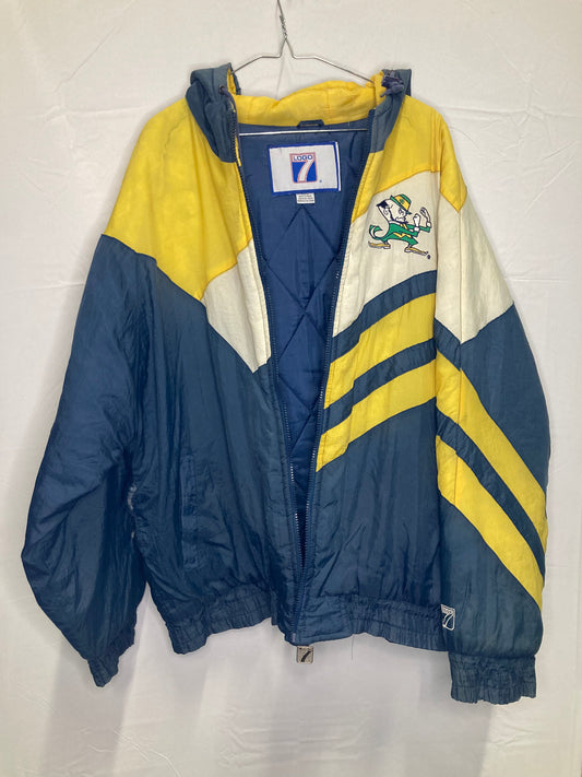 Vintage Logo 7 Notre Dame Football Jacket