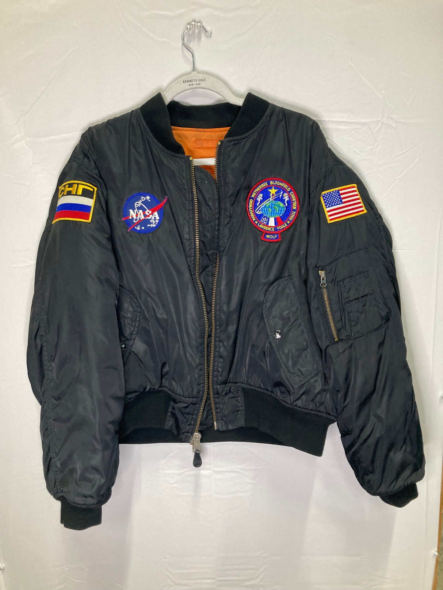 Antique Authentic Nasa STS-86 Mission Jacket! (Sz L/XL)