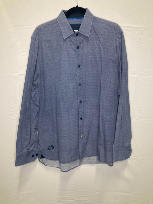 Custom John Lennon Button Down Dress Shirt (Sz Large)