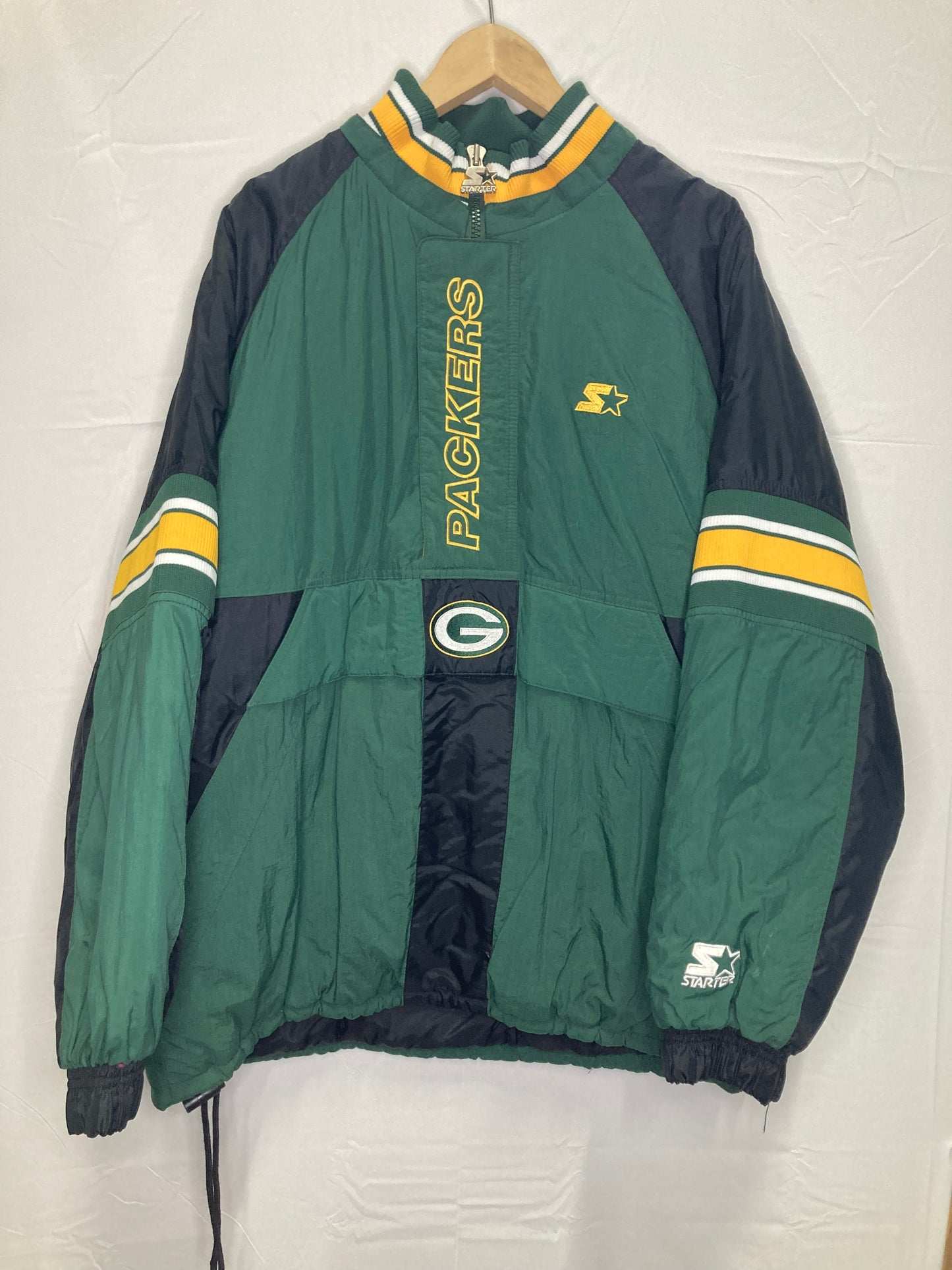 Vintage Pro Line Starter Jacket (Green Bay Packers) Size Large