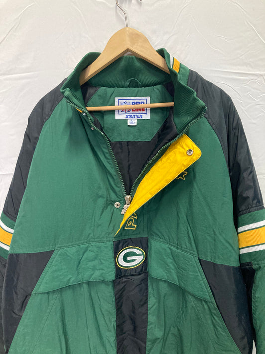 Vintage Pro Line Starter Jacket (Green Bay Packers) Size Large