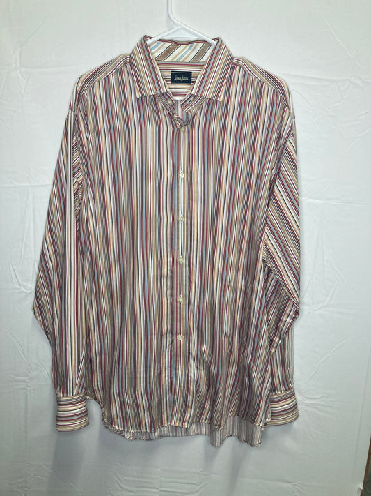 Neiman Marcus Button Down Dress Shirt (Sz Large)