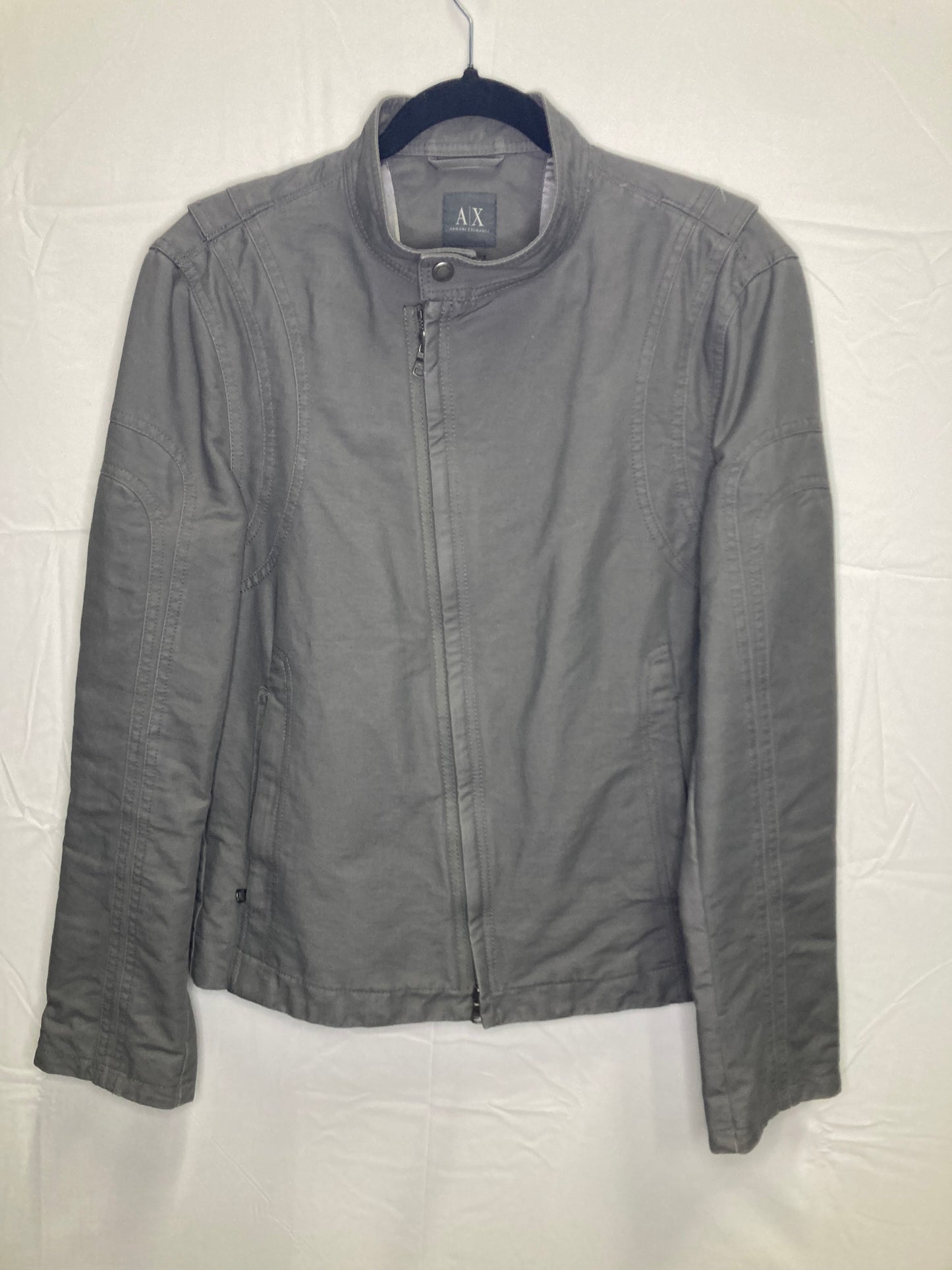 Designer Armani Exchange Full Zip Jacket (Sz Small)