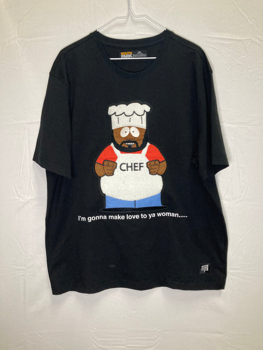 South Park Clothing Chef Embroidered Tshirt (Sz XXL)